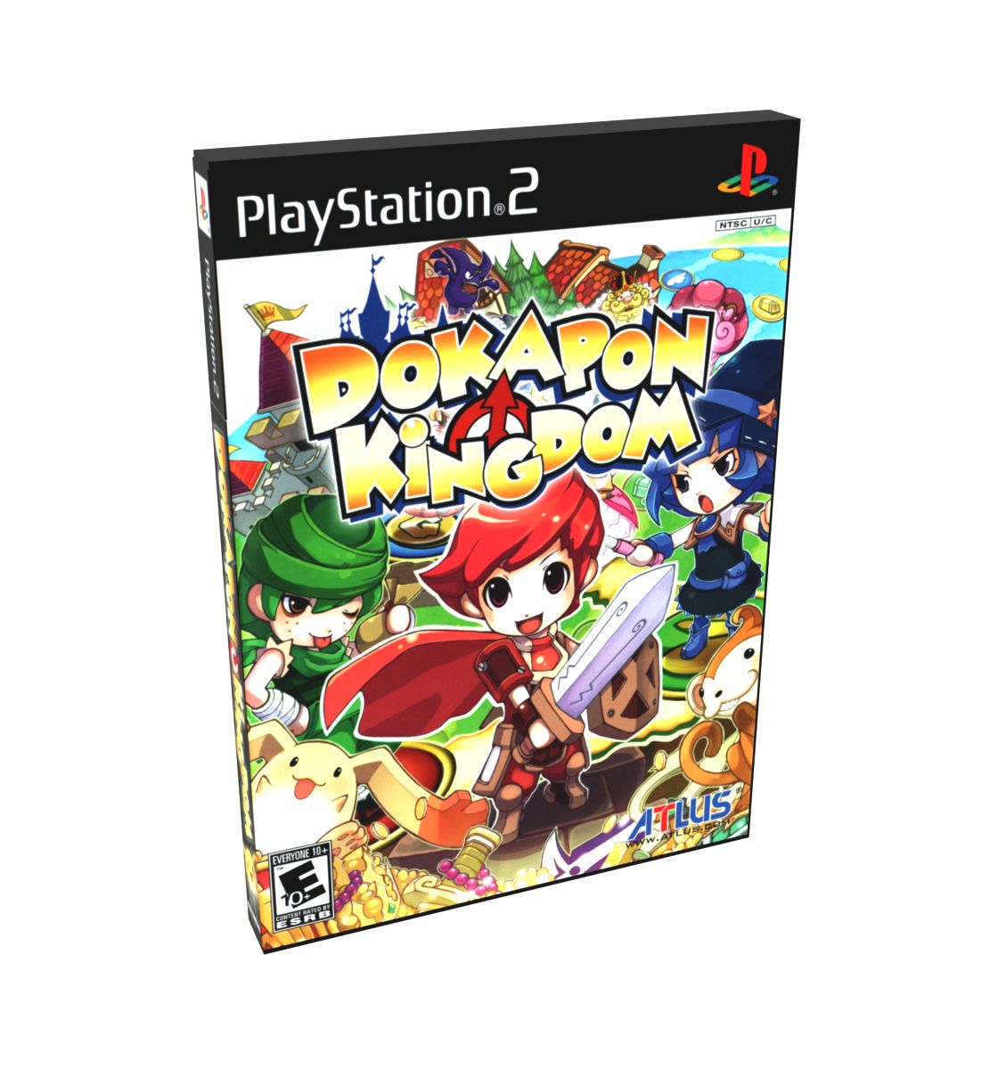 Dokapon Kingdom | NTSC | Playstation 2 | PS2 | En | Reproduction Case and Booklet - NO GAME