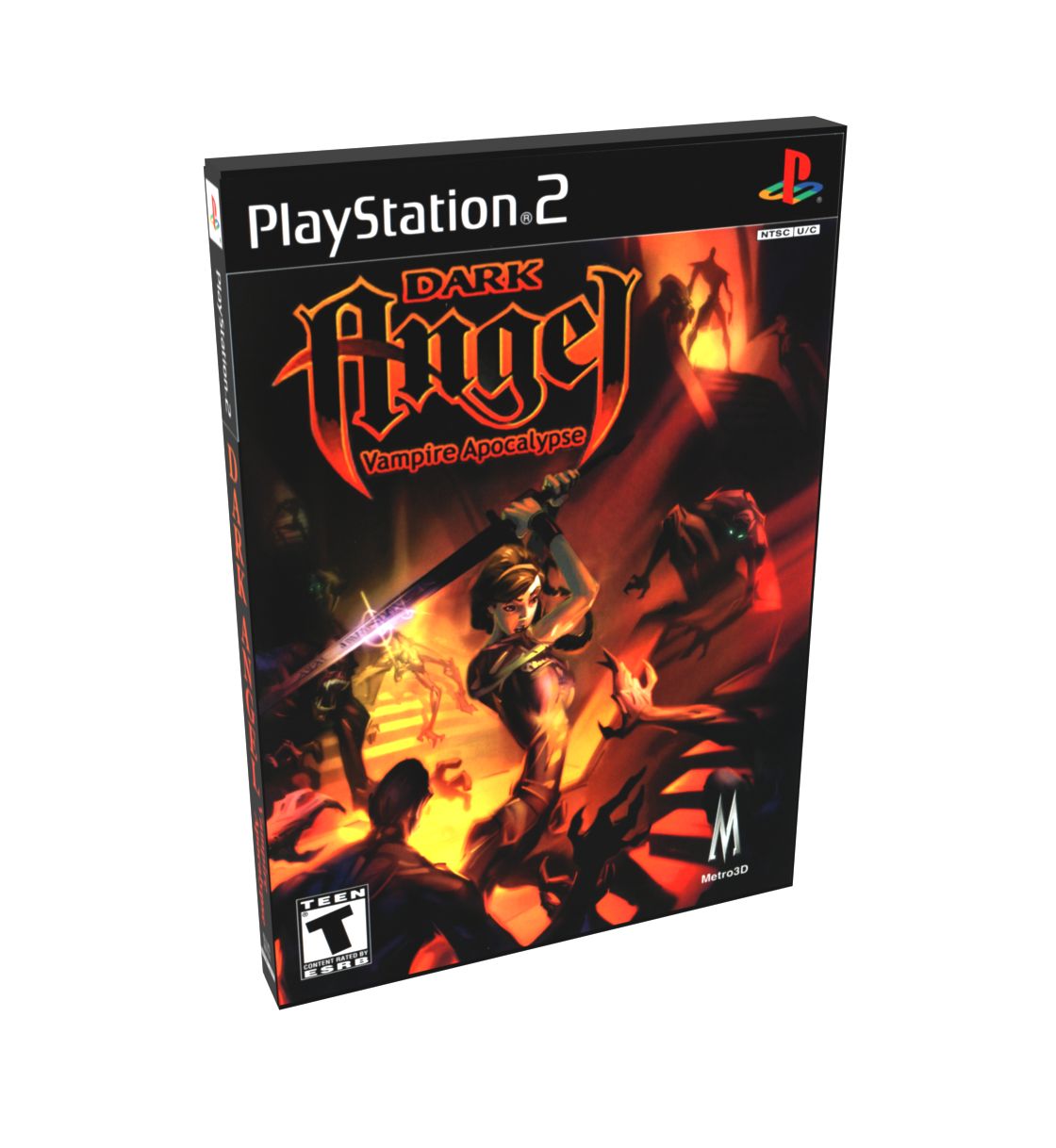 Dark Angel Vampire Apocalypse | NTSC | Playstation 2 | PS2 | En | Reproduction Case and Booklet - NO GAME