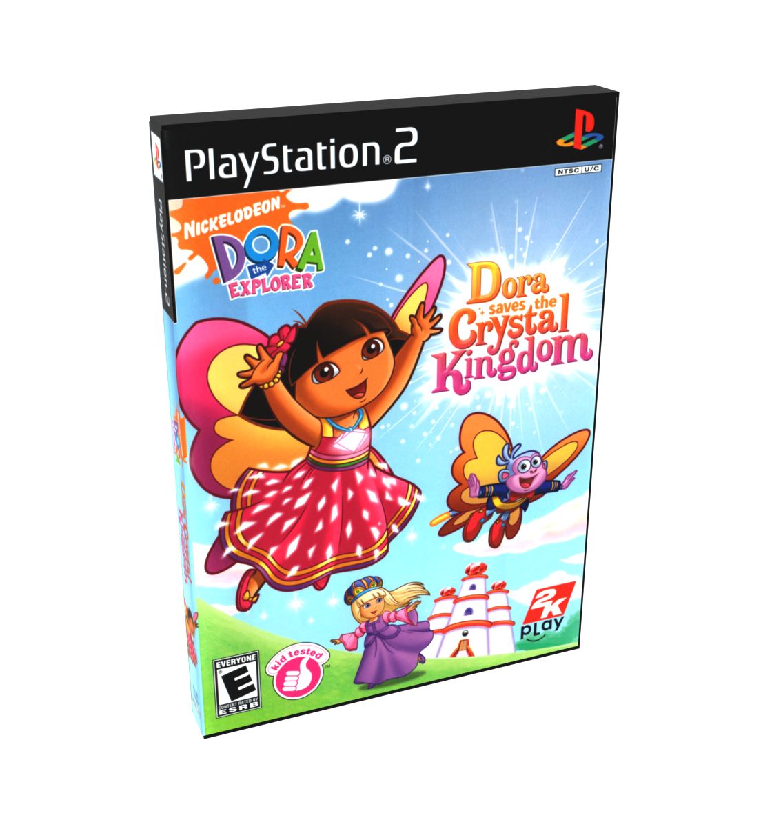 Dora the Explorer Dora Saves the Crystal Kingdom | NTSC | Playstation 2 | PS2 | En | Reproduction Case and Booklet - NO GAME