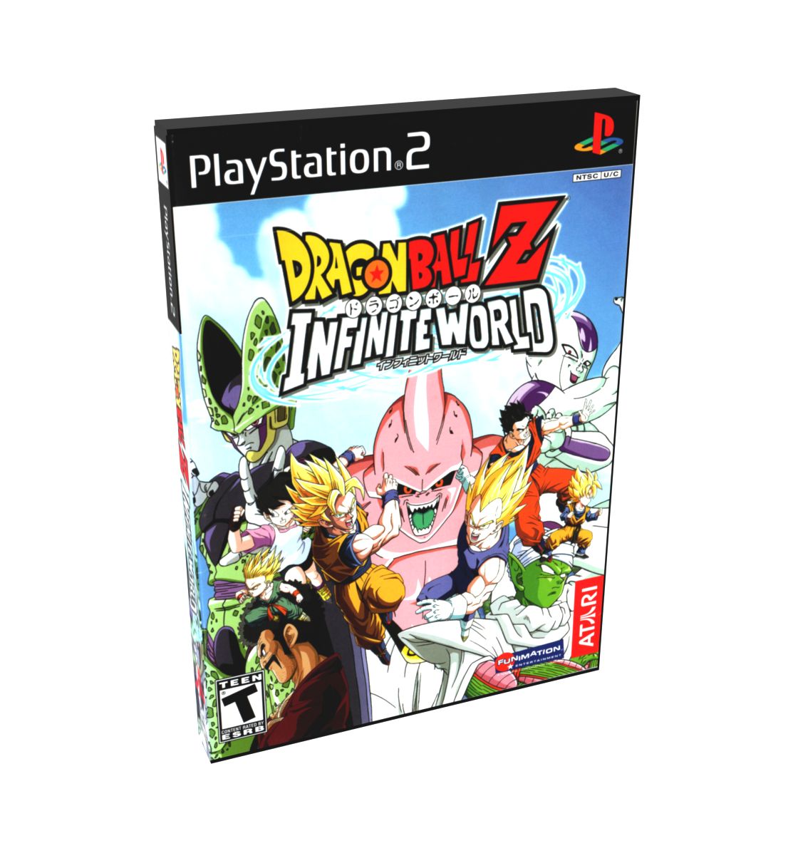 Dragon Ball Z Infinite World | NTSC | Playstation 2 | PS2 | En | Reproduction Case and Booklet - NO GAME