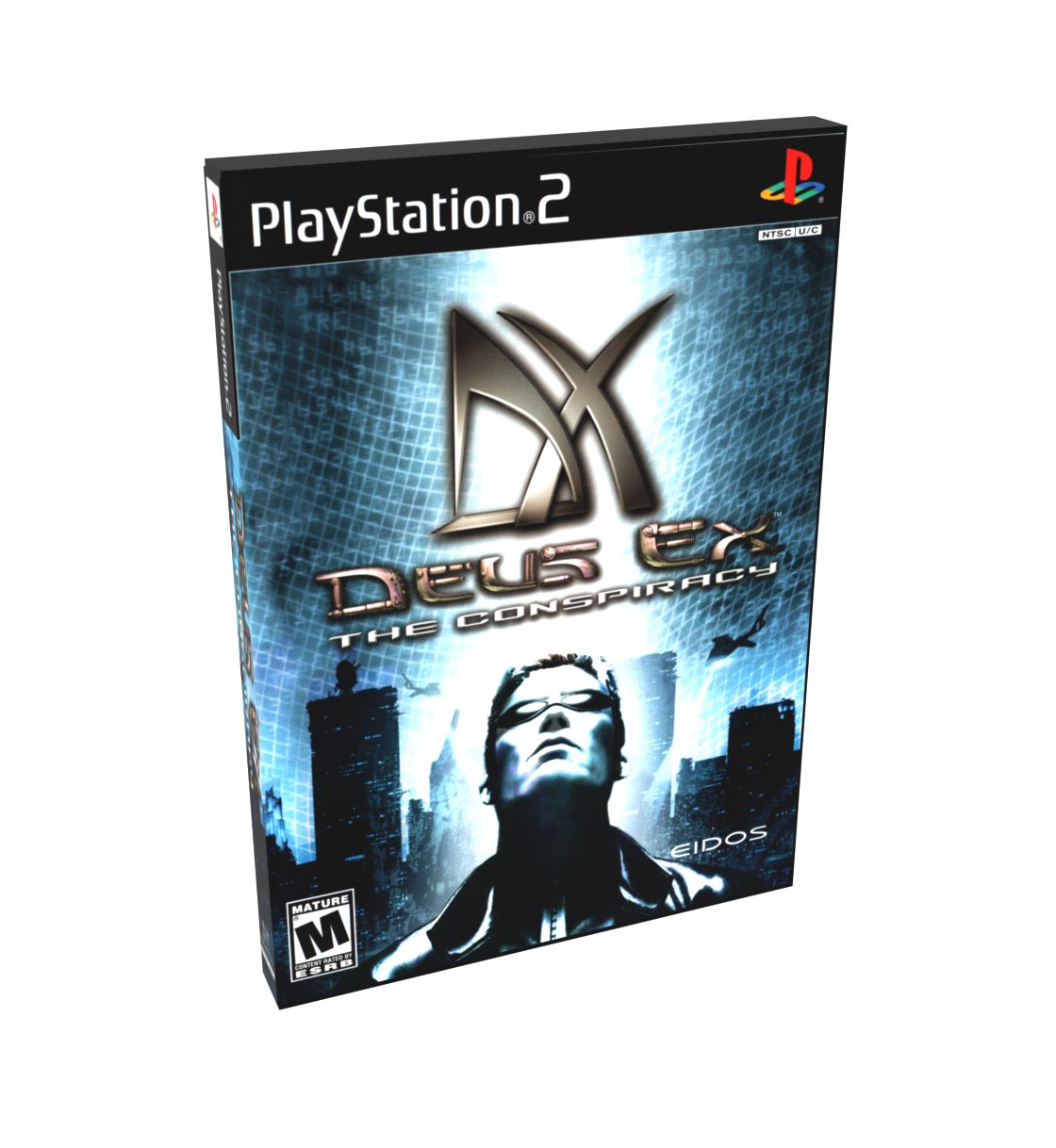 Deus Ex The Conspiracy | NTSC | Playstation 2 | PS2 | En | Reproduction Case and Booklet - NO GAME