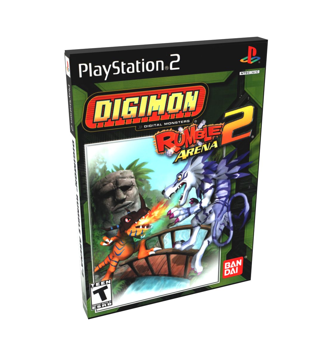 Digimon Rumble Arena 2 | NTSC | Playstation 2 | PS2 | En | Reproduction Case and Booklet - NO GAME