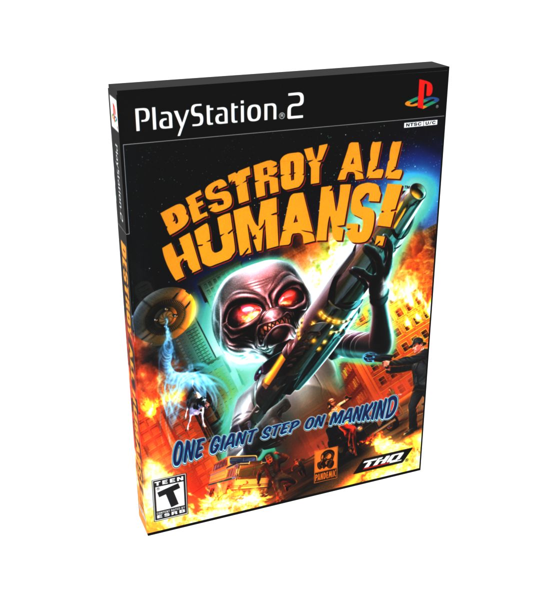 Destroy All Humans! | NTSC | Playstation 2 | PS2 | En | Reproduction Case and Booklet - NO GAME