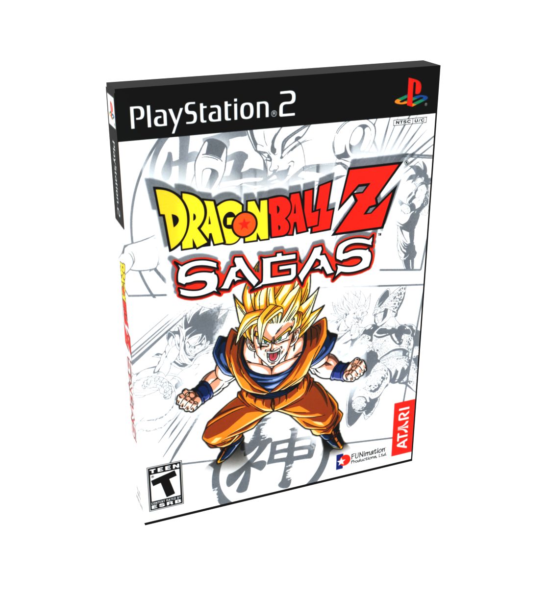 Dragon Ball Z Sagas | NTSC | Playstation 2 | PS2 | En | Reproduction Case and Booklet - NO GAME