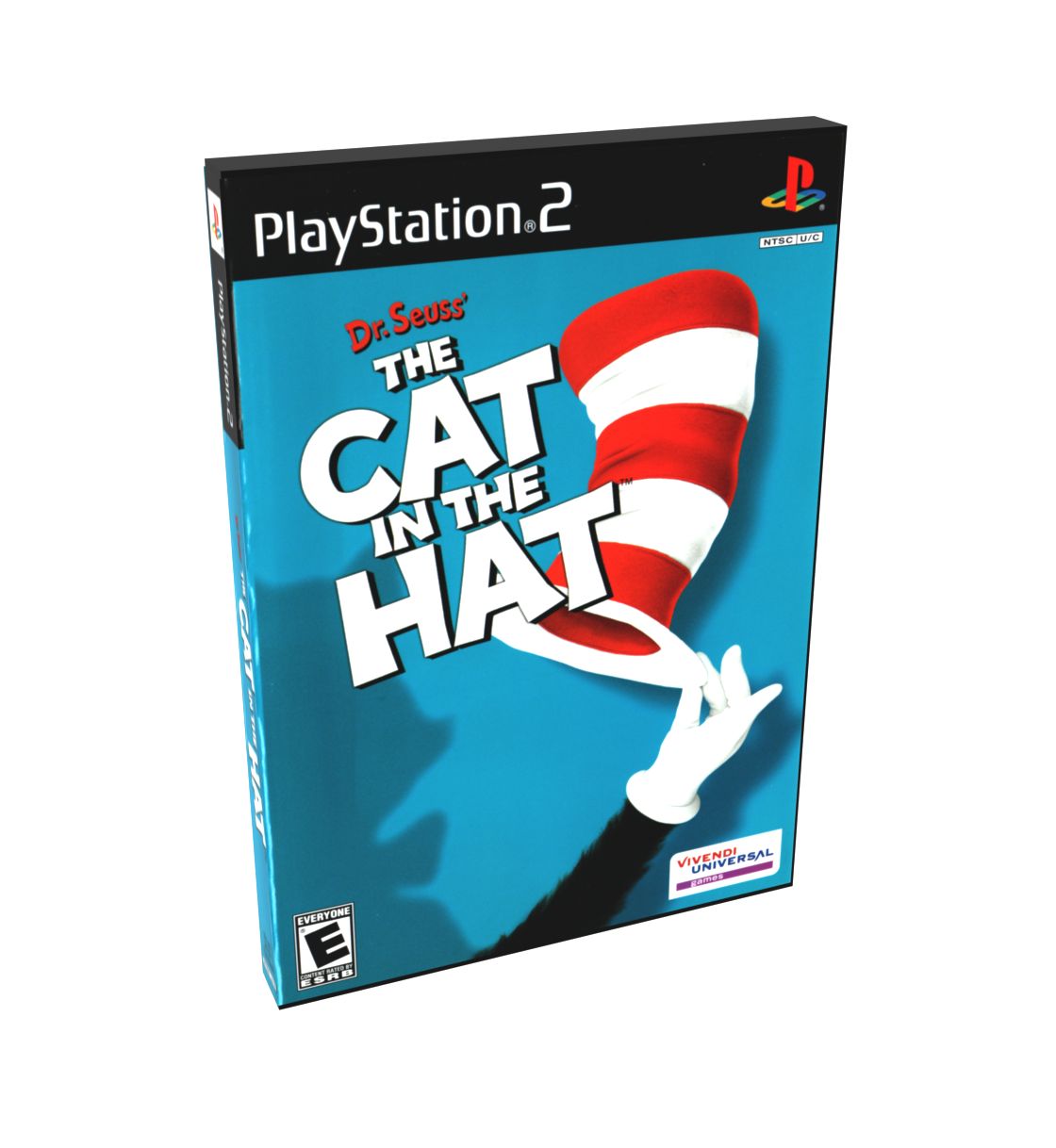 Dr. Seuss' The Cat in the Hat | NTSC | Playstation 2 | PS2 | En | Reproduction Case and Booklet - NO GAME