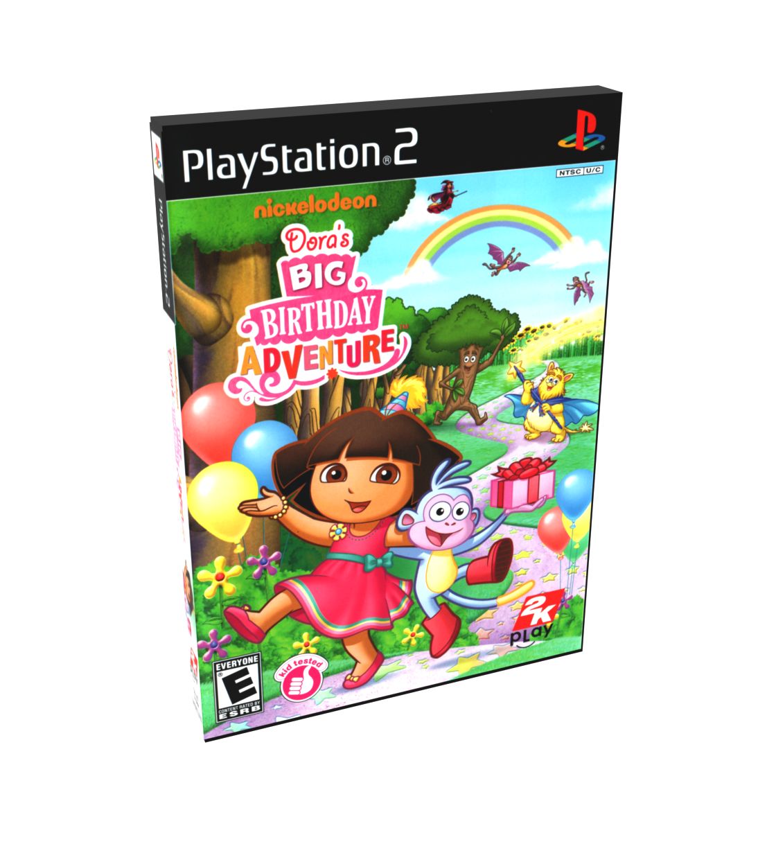Dora the Explorer Dora&#39;s Big Birthday Adventure | NTSC | Playstation 2 | PS2 | En | Reproduction Case and Booklet - NO GAME