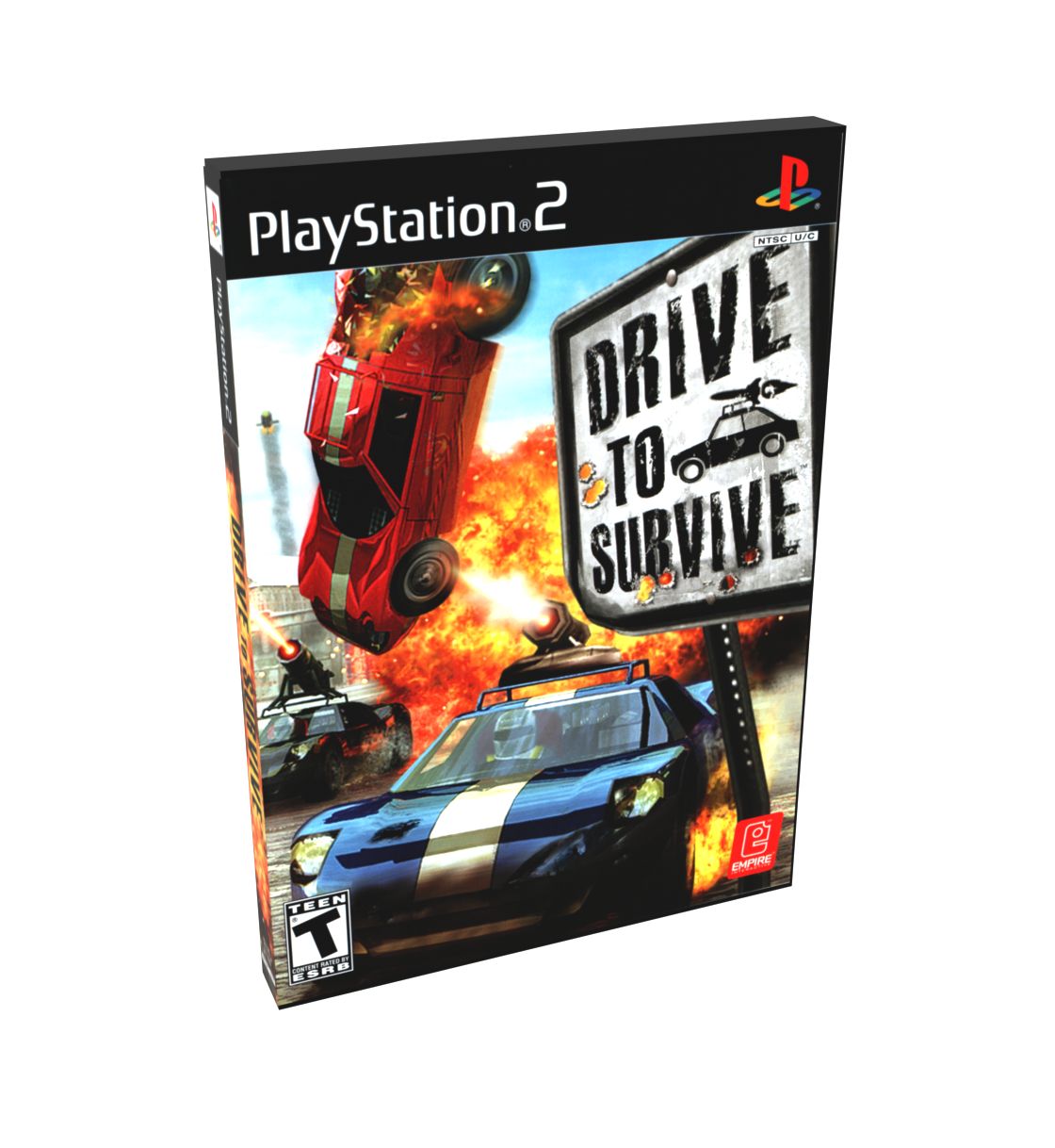 Drive To Survive | NTSC | Playstation 2 | PS2 | En | Reproduction Case and Booklet - NO GAME