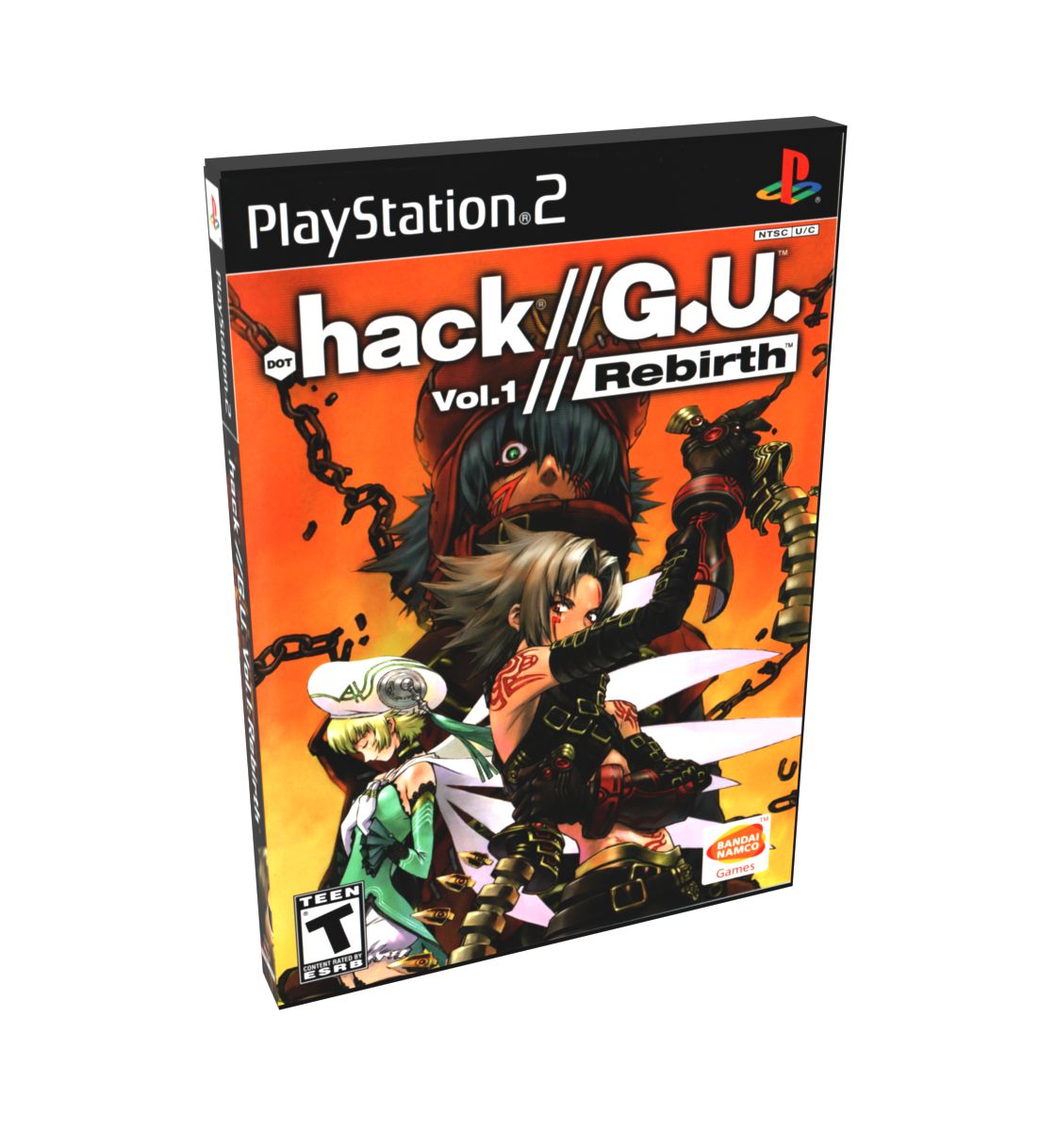 dot hack G.U. Vol.1 Rebirth | NTSC | Playstation 2 | PS2 | En | Reproduction Case and Booklet - NO GAME