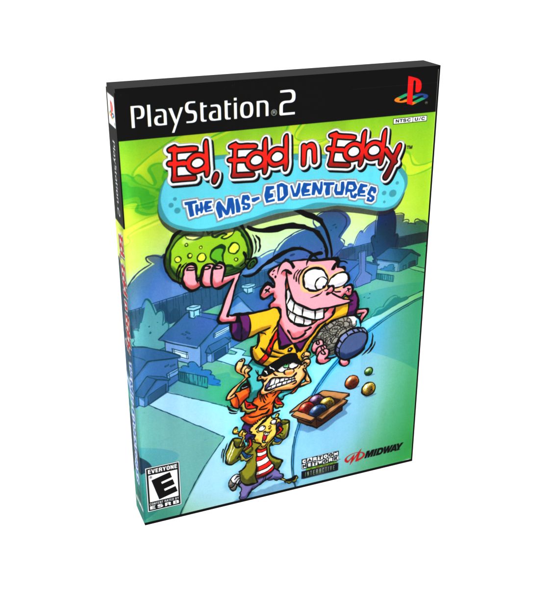 Ed, Edd, &#39;n Eddy The Mis Edventures | NTSC | Playstation 2 | PS2 | En | Reproduction Case and Booklet - NO GAME