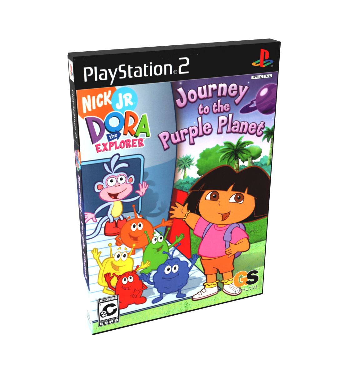 Dora the Explorer Journey to the Purple Planet | NTSC | Playstation 2 | PS2 | En | Reproduction Case and Booklet - NO GAME