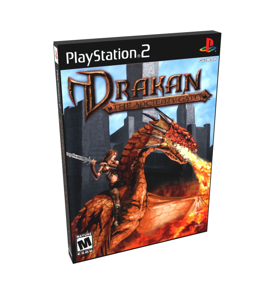 Drakan The Ancients' Gates | NTSC | Playstation 2 | PS2 | En | Reproduction Case and Booklet - NO GAME