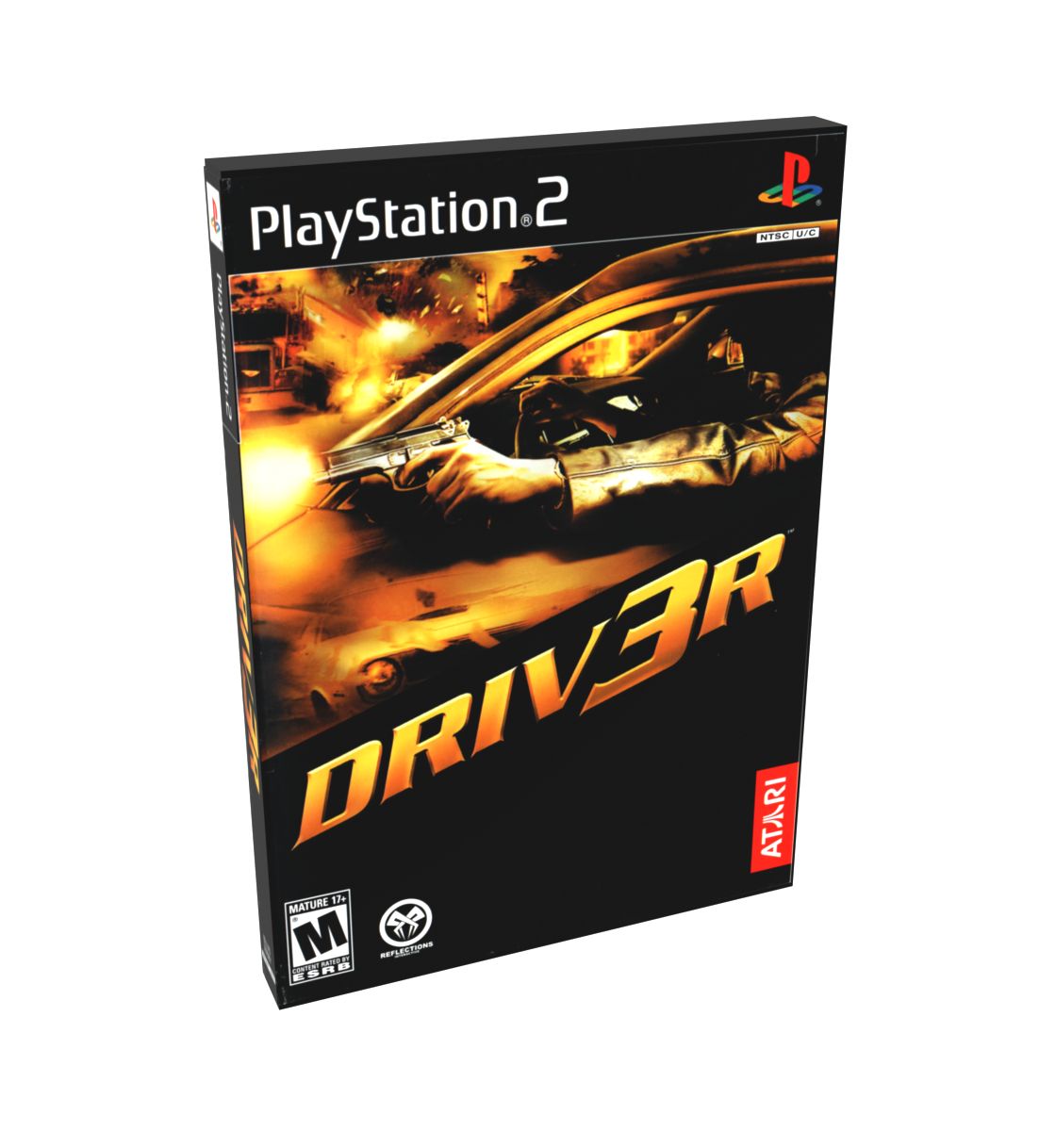 Driv3r | NTSC | Playstation 2 | PS2 | En | Reproduction Case and Booklet - NO GAME