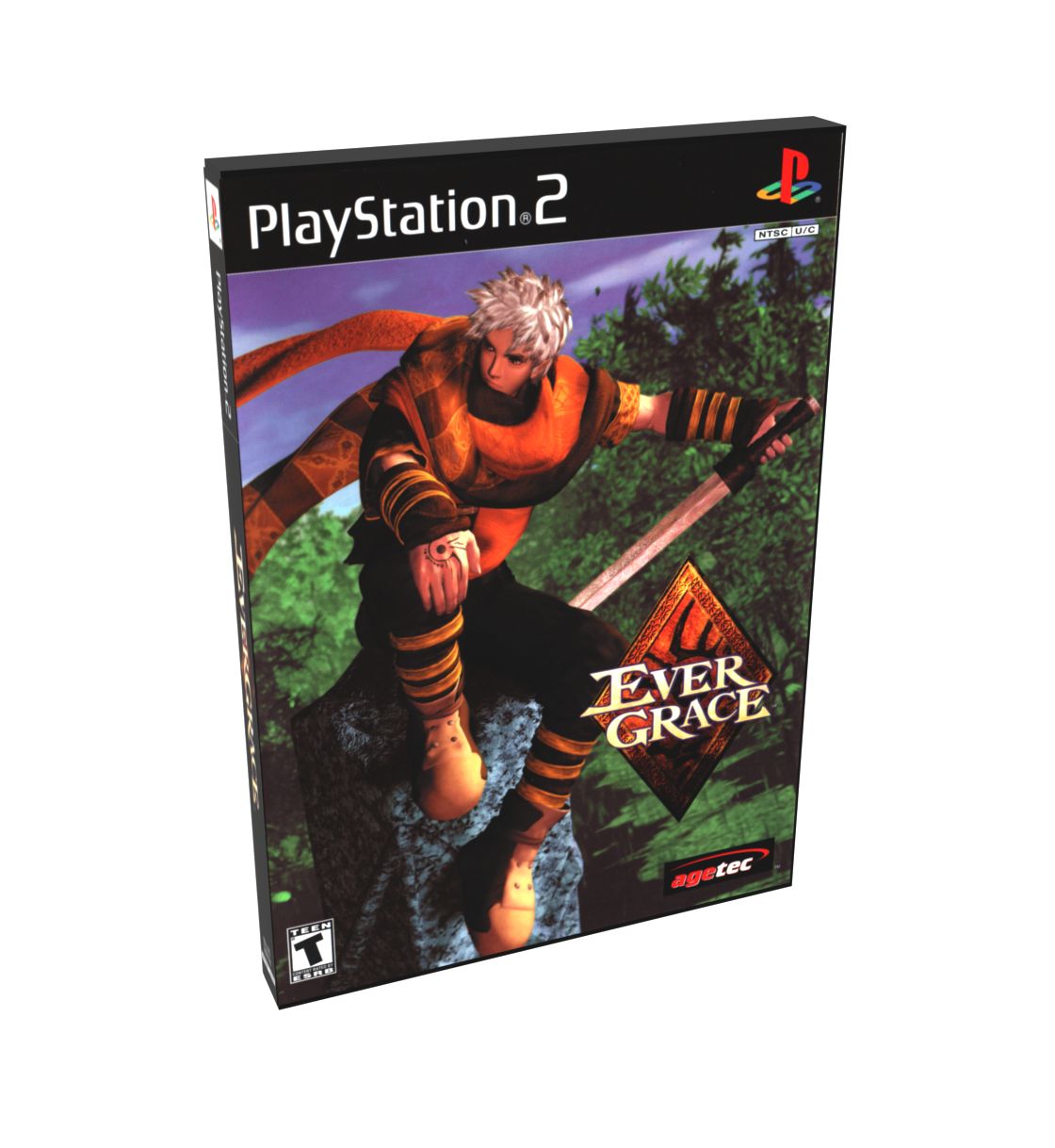 Evergrace | NTSC | Playstation 2 | PS2 | En | Reproduction Case and Booklet - NO GAME