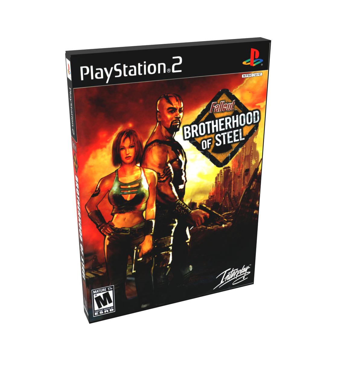 Fallout Brotherhood of Steel | NTSC | Playstation 2 | PS2 | En | Reproduction Case and Booklet - NO GAME
