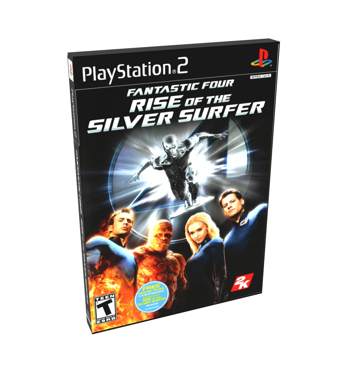 Fantastic 4 Rise of the Silver Surfer (Movie) | NTSC | Playstation 2 | PS2 | En | Reproduction Case and Booklet - NO GAME