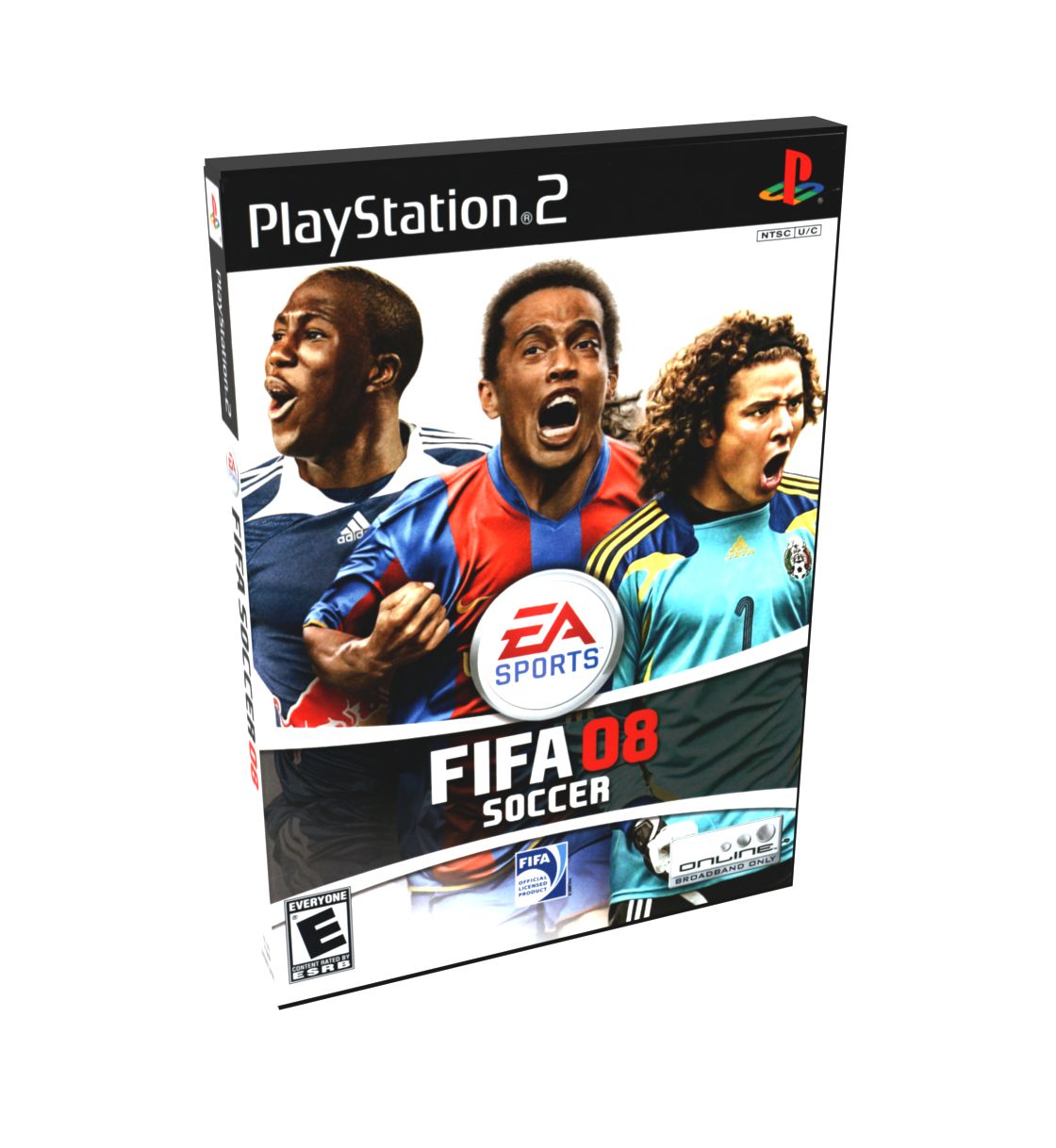 FIFA Soccer 08 | NTSC | Playstation 2 | PS2 | En | Reproduction Case and Booklet - NO GAME