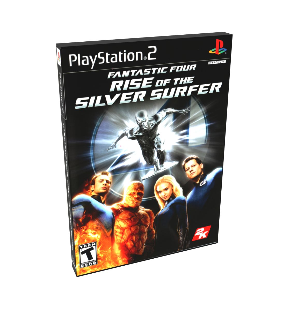 Fantastic 4 Rise of the Silver Surfer (Comic) | NTSC | Playstation 2 | PS2 | En | Reproduction Case and Booklet - NO GAME