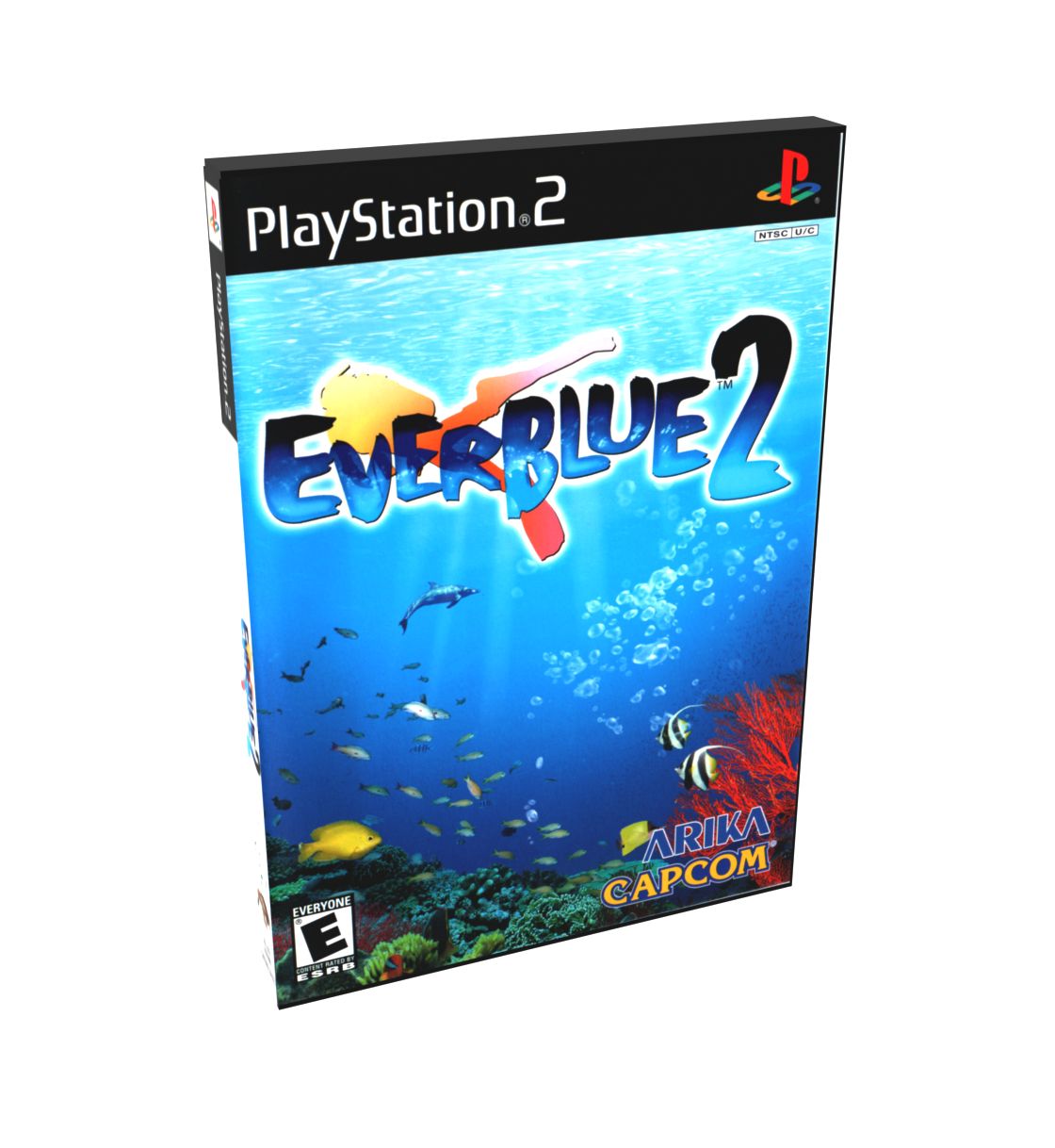 Everblue 2 | NTSC | Playstation 2 | PS2 | En | Reproduction Case and Booklet - NO GAME