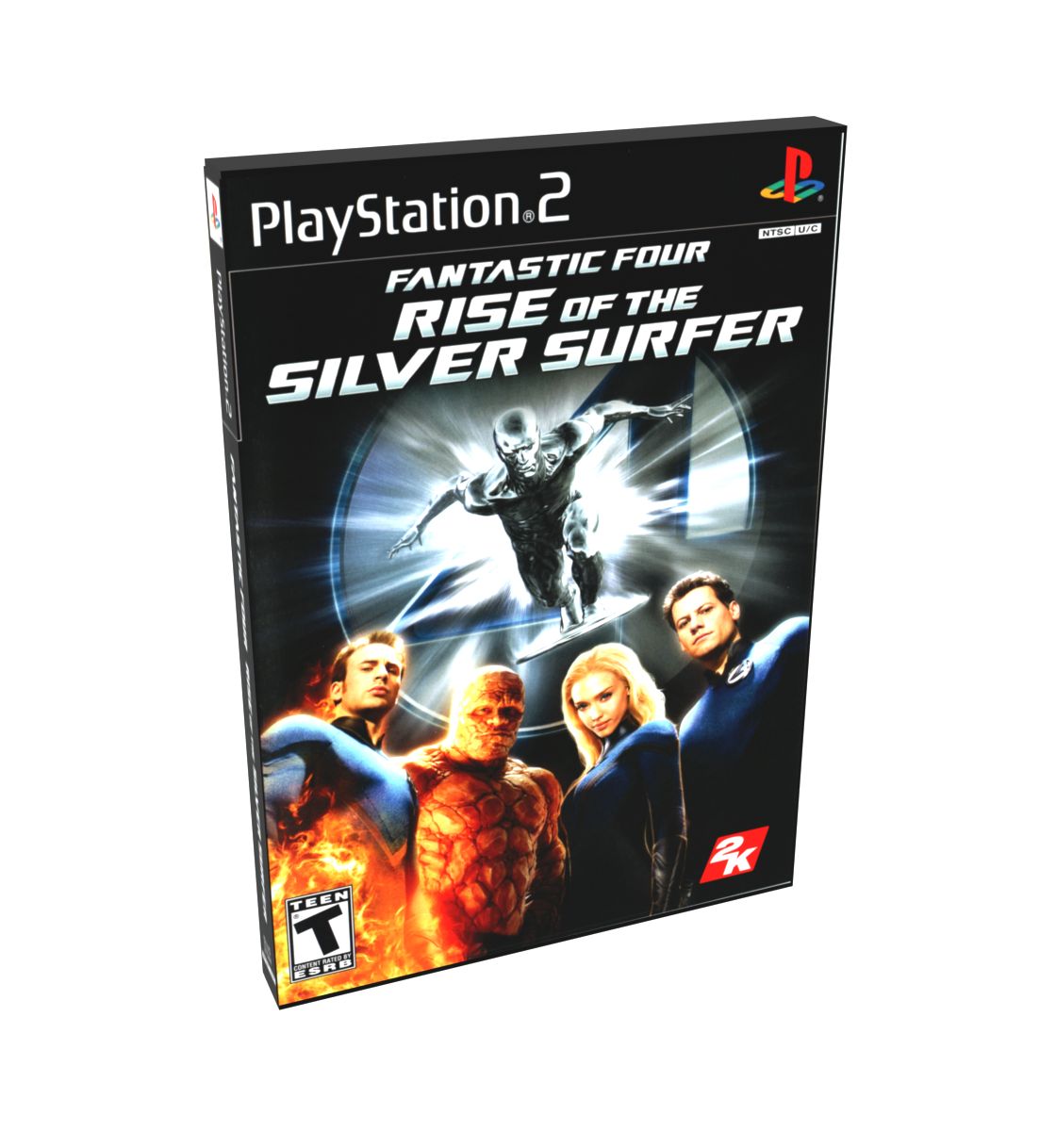 Fantastic 4 Rise of the Silver Surfer | NTSC | Playstation 2 | PS2 | En | Reproduction Case and Booklet - NO GAME