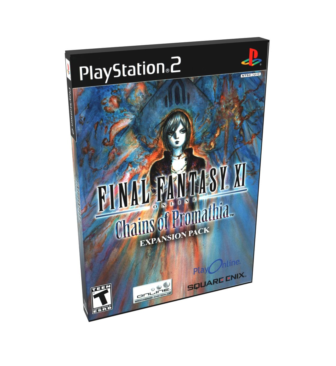 Final Fantasy XI Chains of Promathia | NTSC | Playstation 2 | PS2 | En | Reproduction Case and Booklet - NO GAME