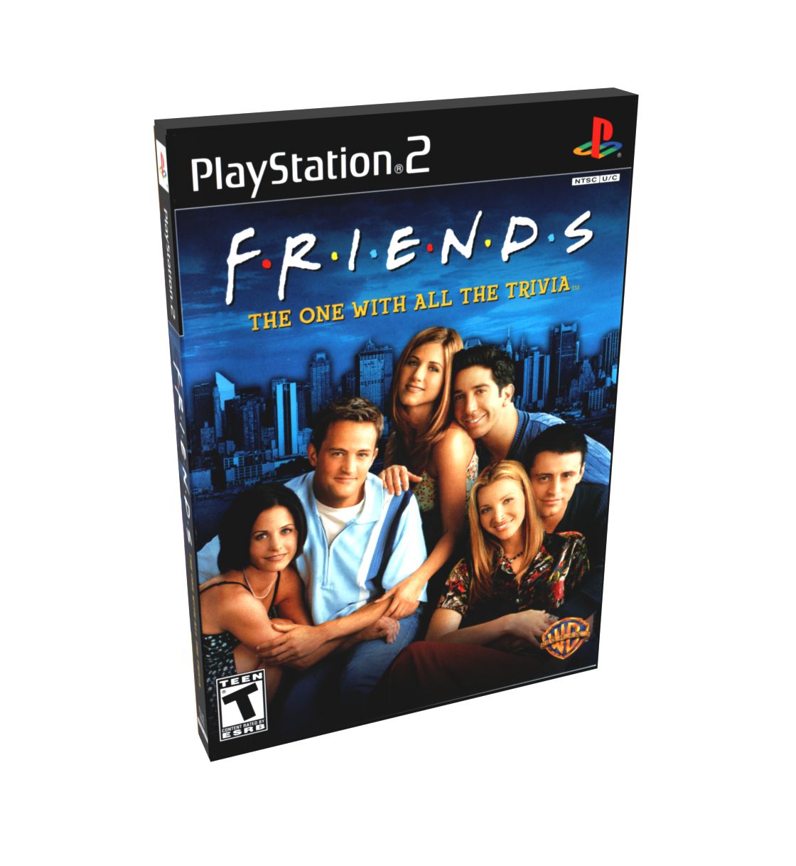 Friends The One With All The Trivia | NTSC | Playstation 2 | PS2 | En | Reproduction Case and Booklet - NO GAME