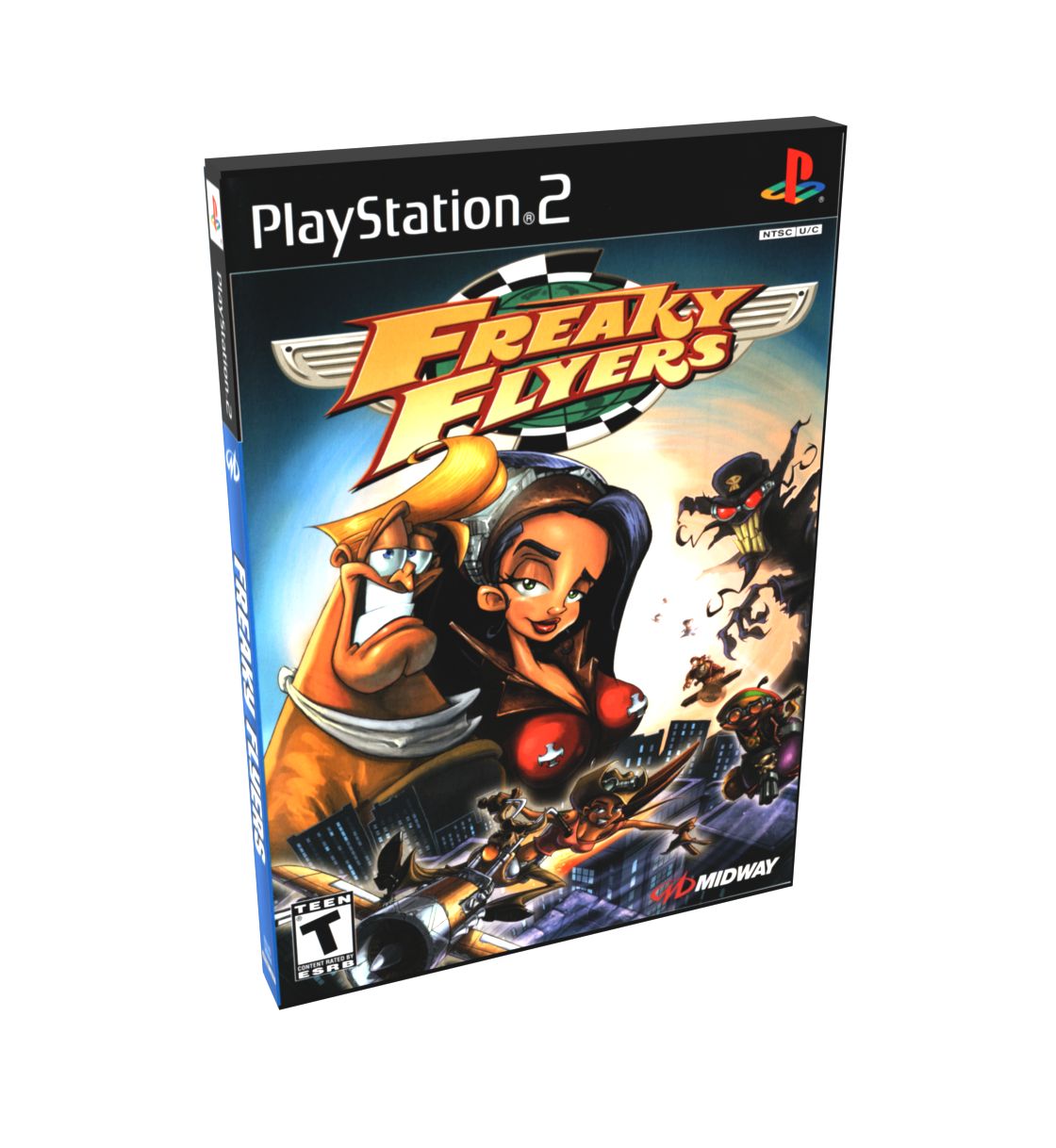 Freaky Flyers | NTSC | Playstation 2 | PS2 | En | Reproduction Case and Booklet - NO GAME