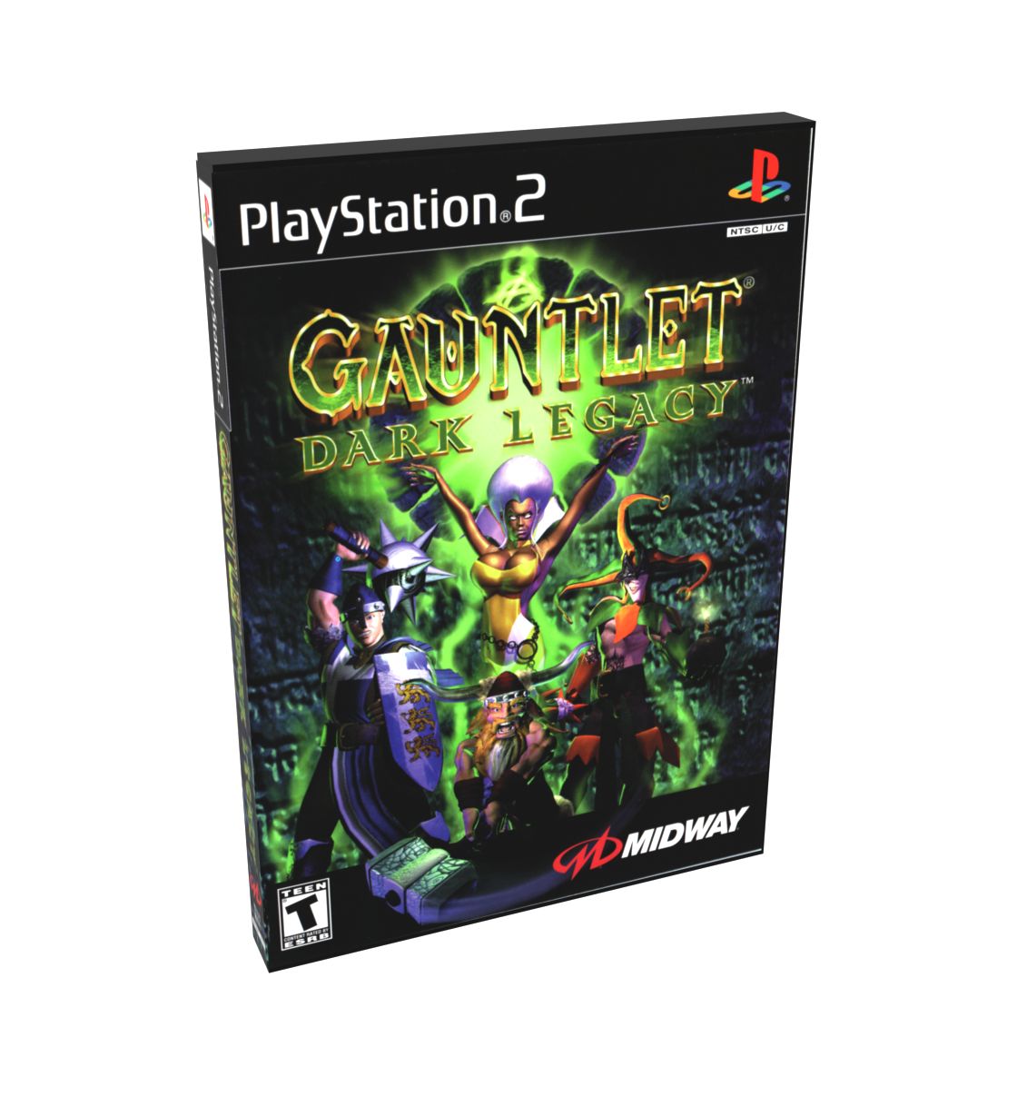 Gauntlet Dark Legacy | NTSC | Playstation 2 | PS2 | En | Reproduction Case and Booklet - NO GAME