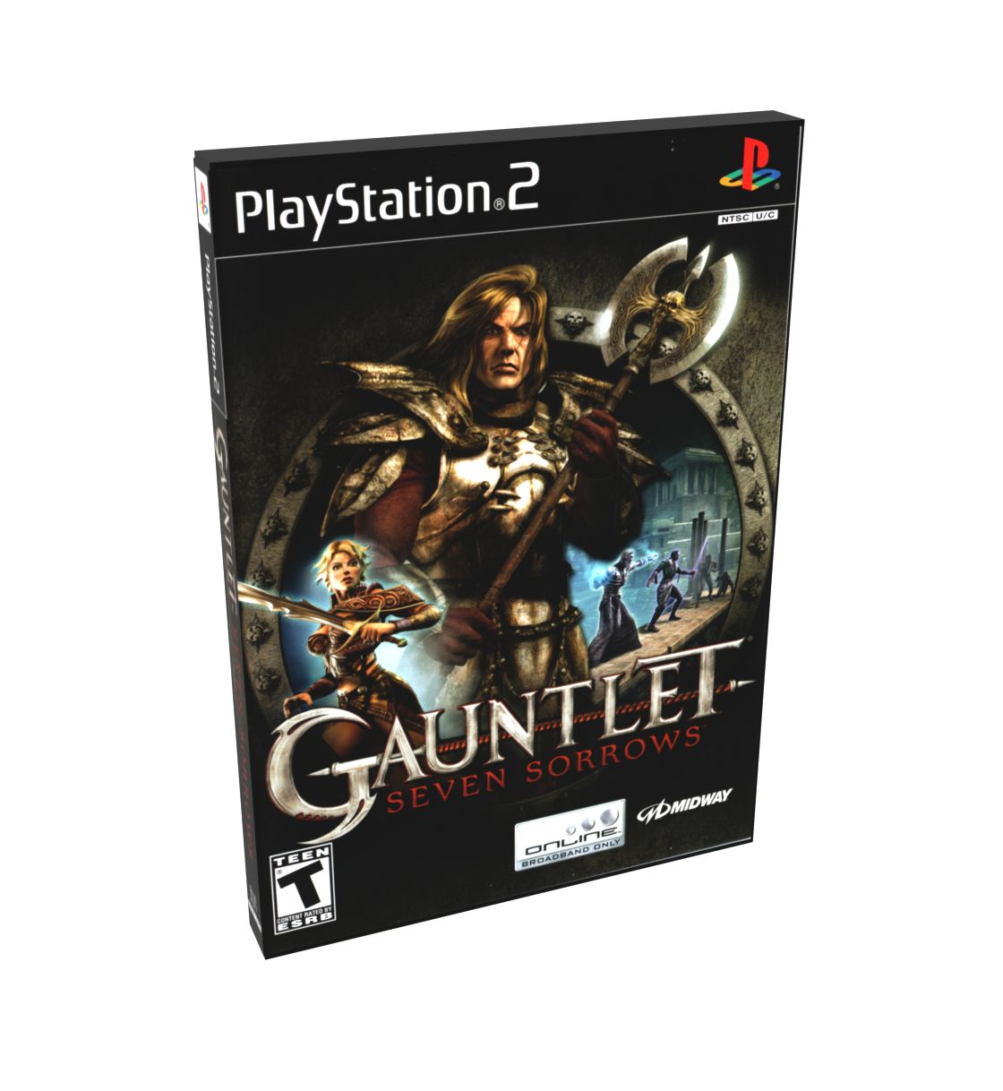 Gauntlet Seven Sorrows | NTSC | Playstation 2 | PS2 | En | Reproduction Case and Booklet - NO GAME