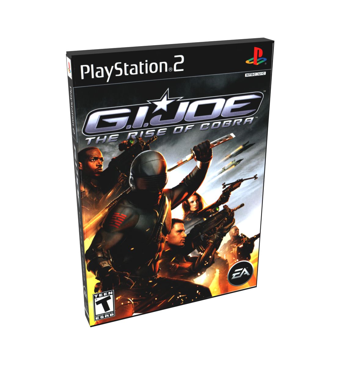 G.I. JOE The Rise of COBRA | NTSC | Playstation 2 | PS2 | En | Reproduction Case and Booklet - NO GAME