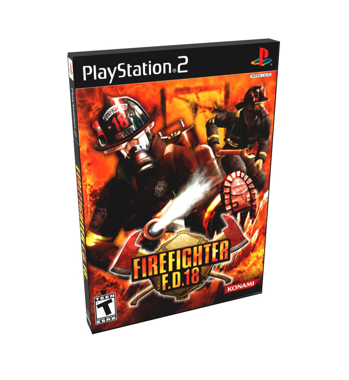 Firefighter F.D. 18 | NTSC | Playstation 2 | PS2 | En | Reproduction Case and Booklet - NO GAME