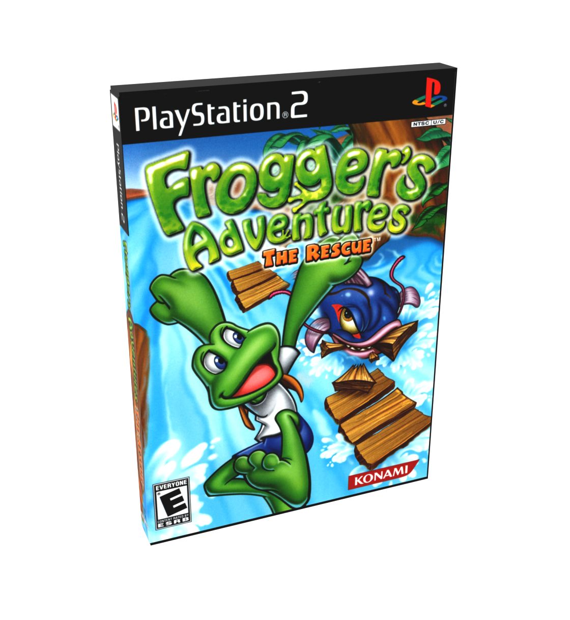Frogger&#39;s Adventures The Rescue | NTSC | Playstation 2 | PS2 | En | Reproduction Case and Booklet - NO GAME