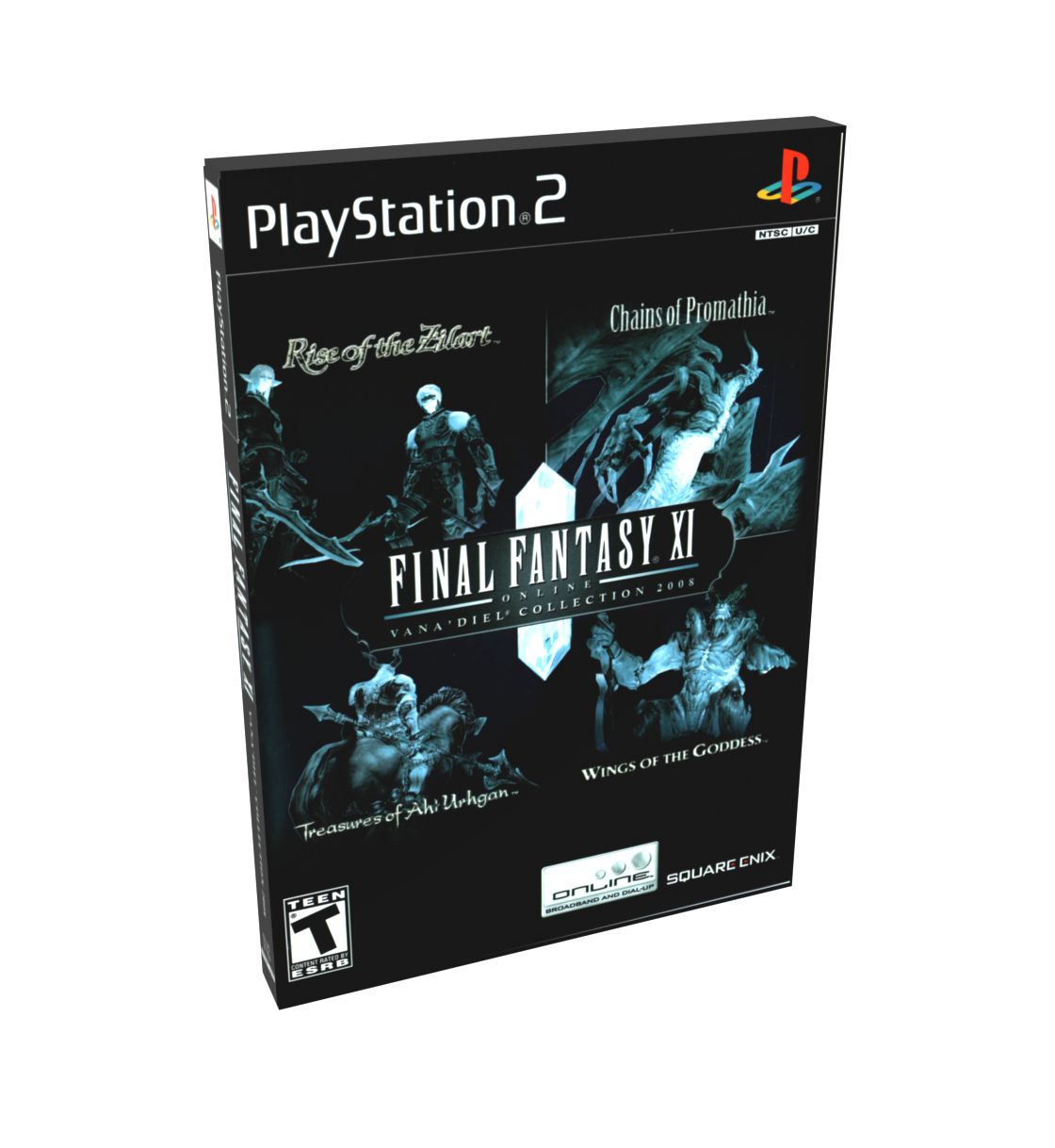 Final Fantasy XI The Vana&#39;diel Collection 2008 | NTSC | Playstation 2 | PS2 | En | Reproduction Case and Booklet - NO GAME