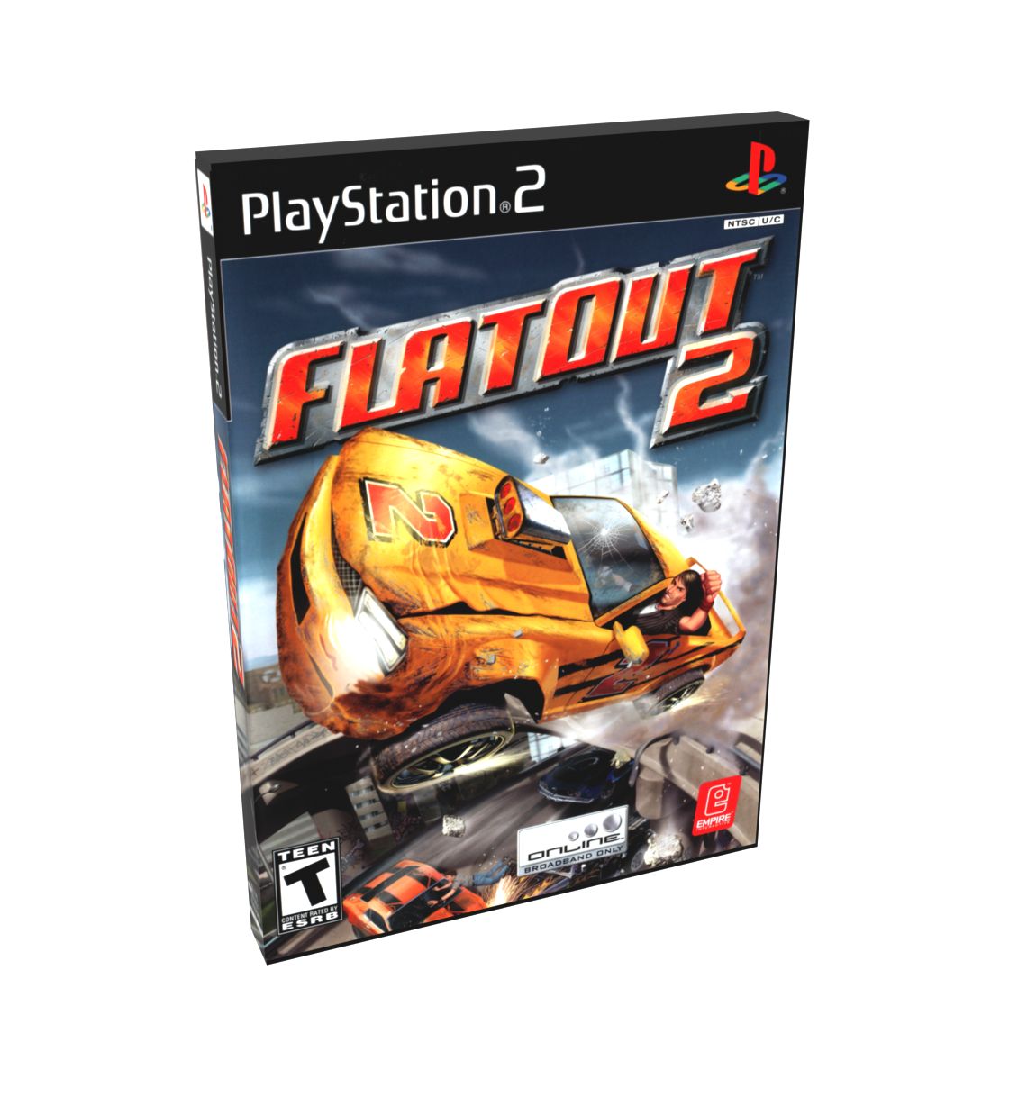 FlatOut 2 | NTSC | Playstation 2 | PS2 | En | Reproduction Case and Booklet - NO GAME