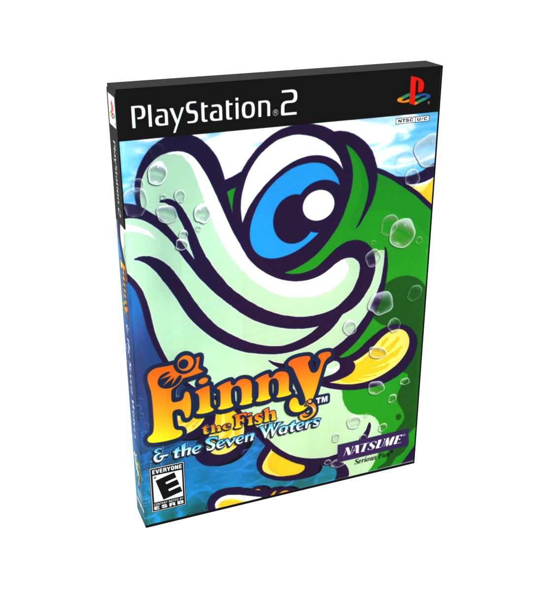 Finny the Fish &amp; The Seven Waters | NTSC | Playstation 2 | PS2 | En | Reproduction Case and Booklet - NO GAME