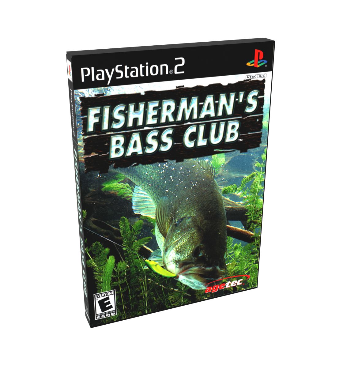 Fisherman&#39;s Bass Club | NTSC | Playstation 2 | PS2 | En | Reproduction Case and Booklet - NO GAME