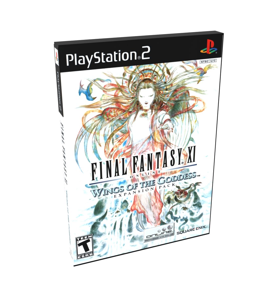 Final Fantasy XI Wings of the Goddess | NTSC | Playstation 2 | PS2 | En | Reproduction Case and Booklet - NO GAME