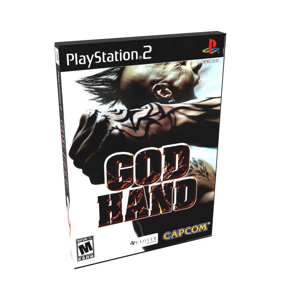 God Hand | NTSC | Playstation 2 | PS2 | En | Reproduction Case and Booklet - NO GAME