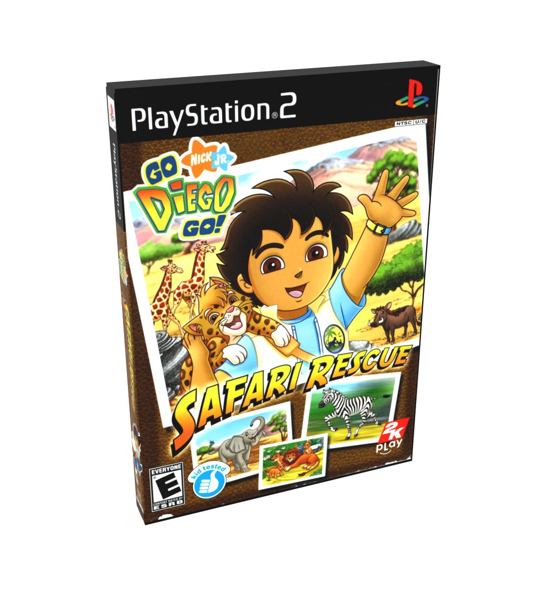 Go Diego Go Safari Rescue | NTSC | Playstation 2 | PS2 | En | Reproduction Case and Booklet - NO GAME