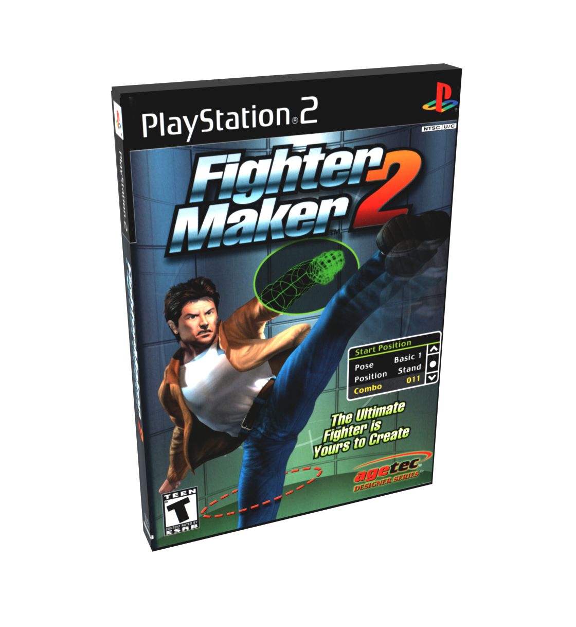 Fighter Maker 2 | NTSC | Playstation 2 | PS2 | En | Reproduction Case and Booklet - NO GAME