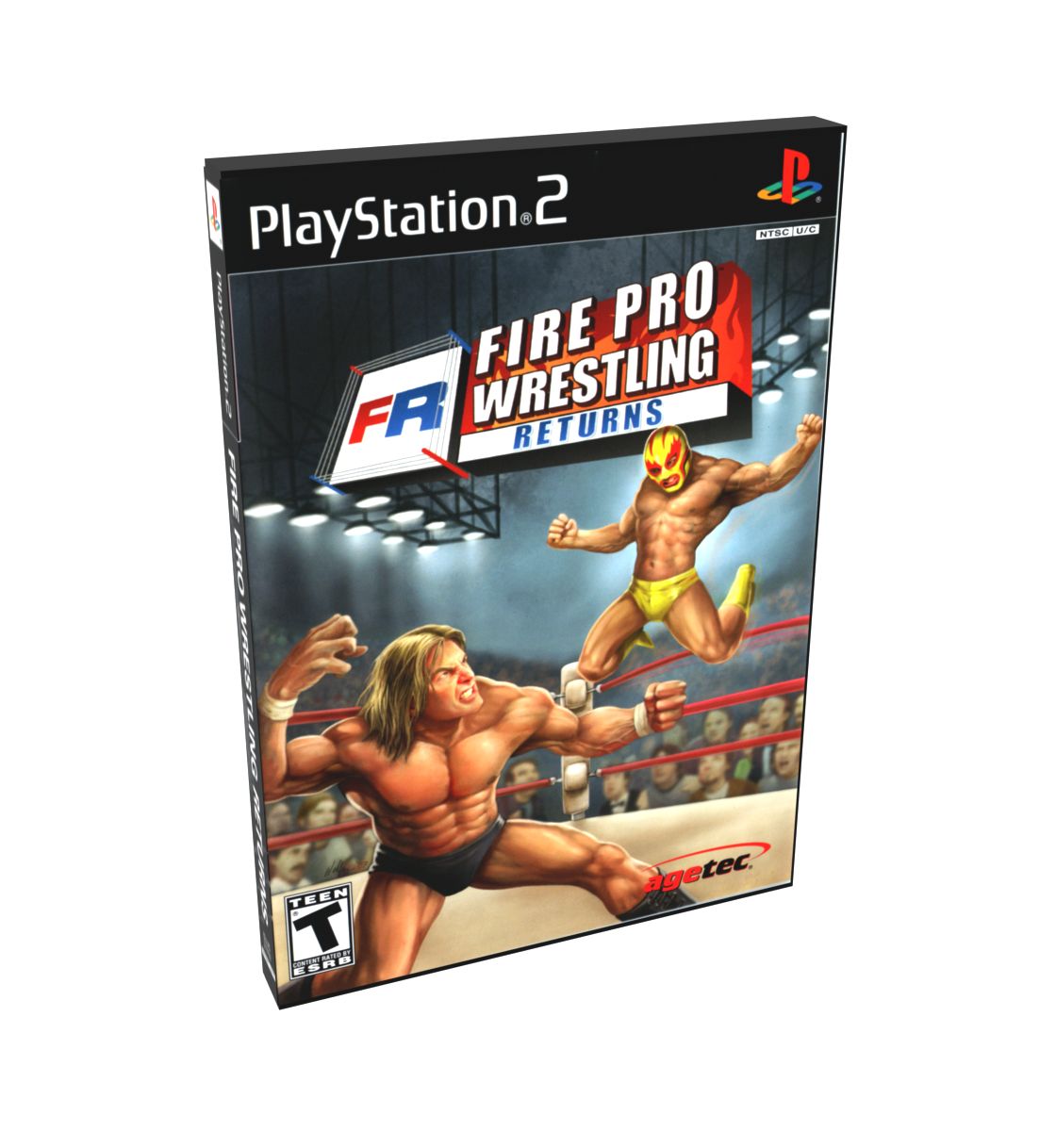 Fire Pro Wrestling Returns | NTSC | Playstation 2 | PS2 | En | Reproduction Case and Booklet - NO GAME