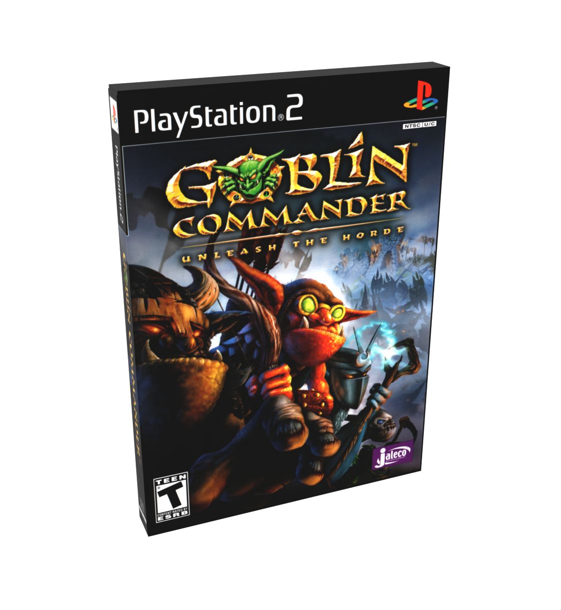 Goblin Commander Unleash the Horde | NTSC | Playstation 2 | PS2 | En | Reproduction Case and Booklet - NO GAME