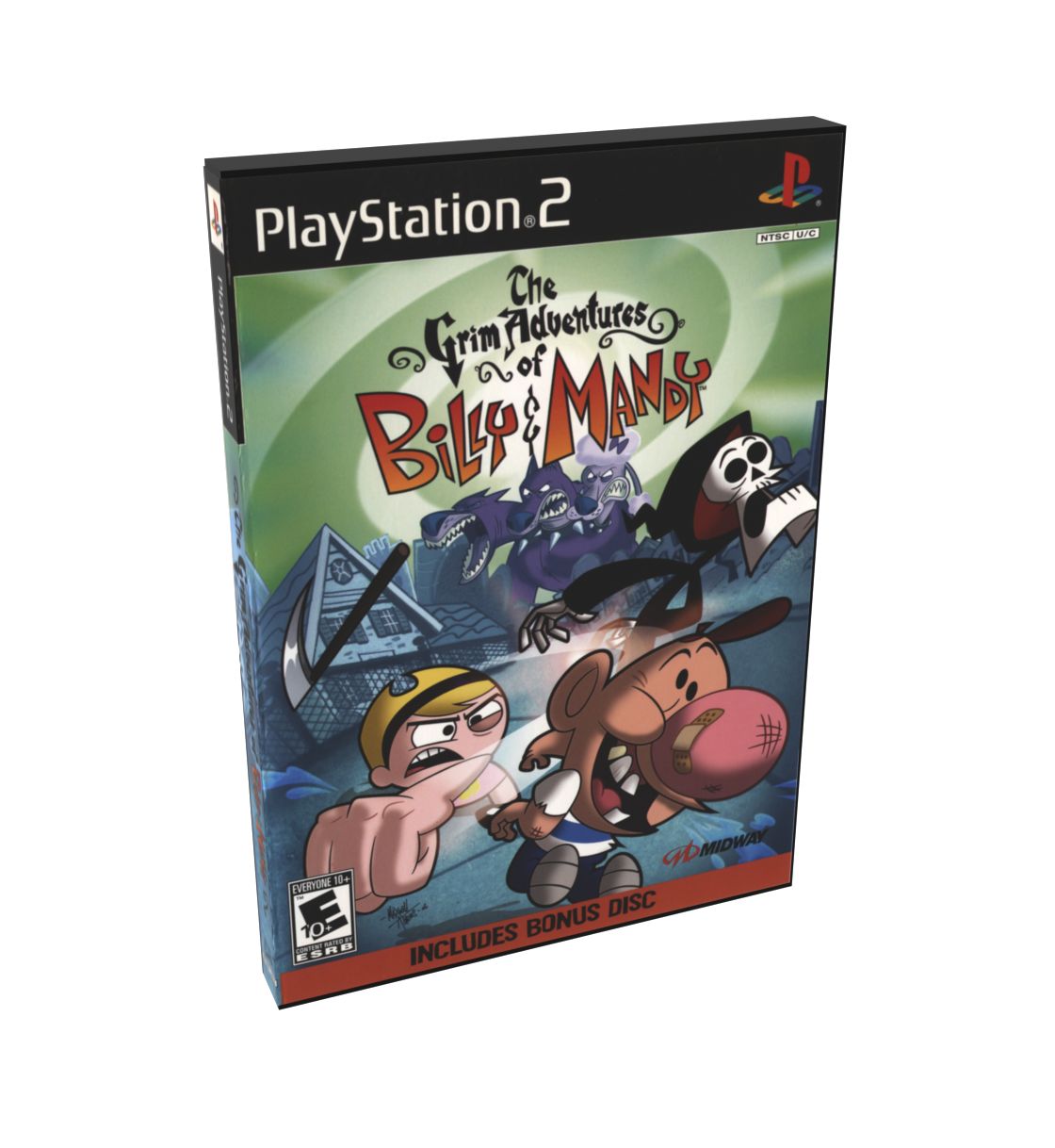 Grim Adventures of Billy and Mandy, The (Bonus Disc) | NTSC | Playstation 2 | PS2 | En | Reproduction Case and Booklet - NO GAME