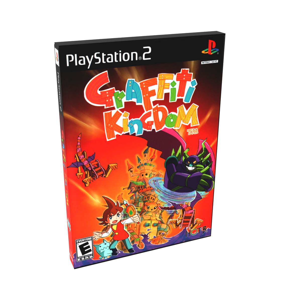 Graffiti Kingdom | NTSC | Playstation 2 | PS2 | En | Reproduction Case and Booklet - NO GAME