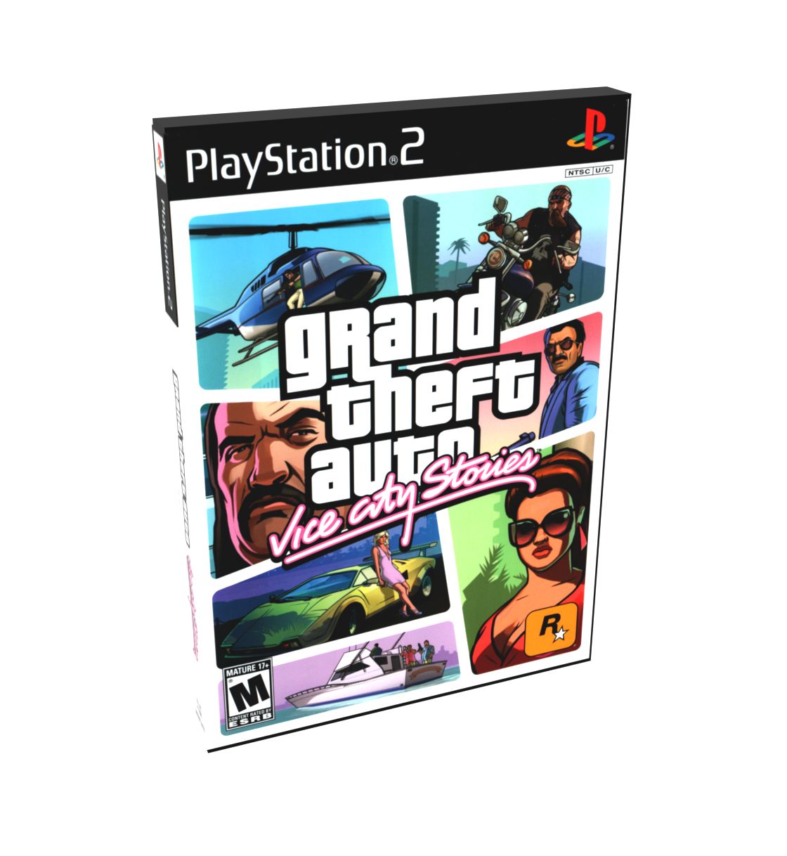 Grand Theft Auto Vice City Stories | NTSC | Playstation 2 | PS2 | En | Reproduction Case and Booklet - NO GAME