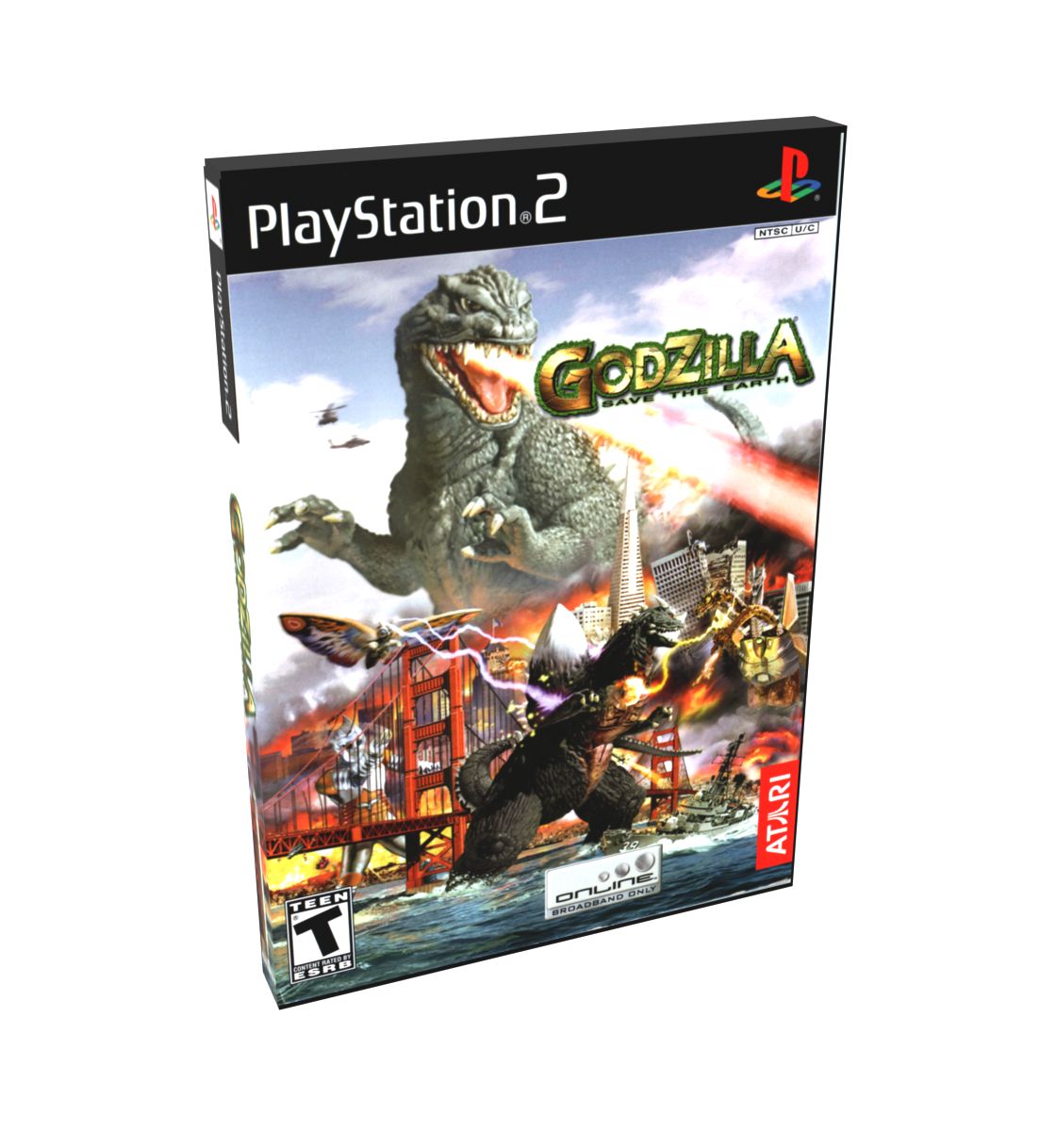 Godzilla Save the Earth | NTSC | Playstation 2 | PS2 | En | Reproduction Case and Booklet - NO GAME