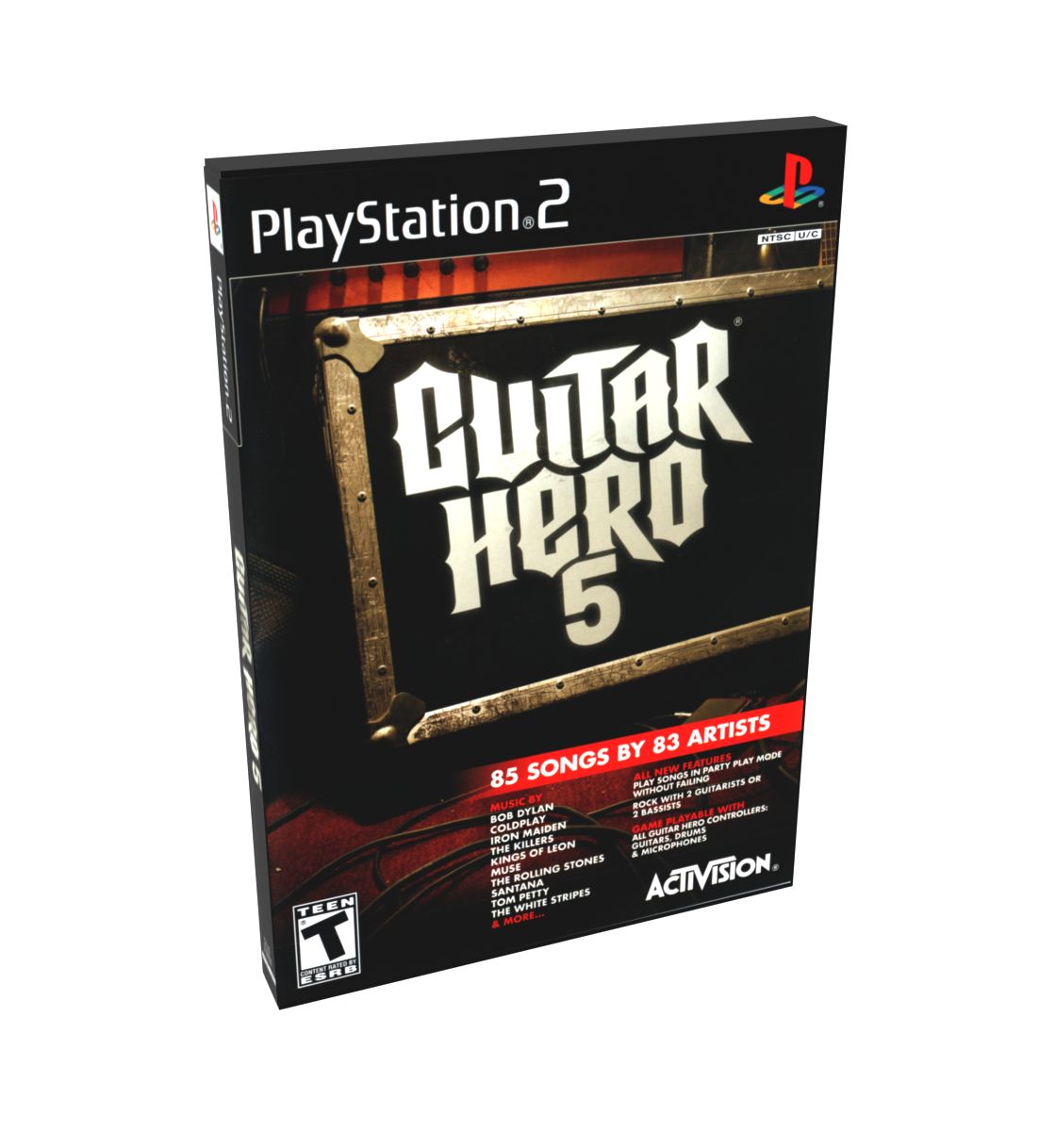Guitar Hero 5 (NFR) | NTSC | Playstation 2 | PS2 | En | Reproduction Case and Booklet - NO GAME