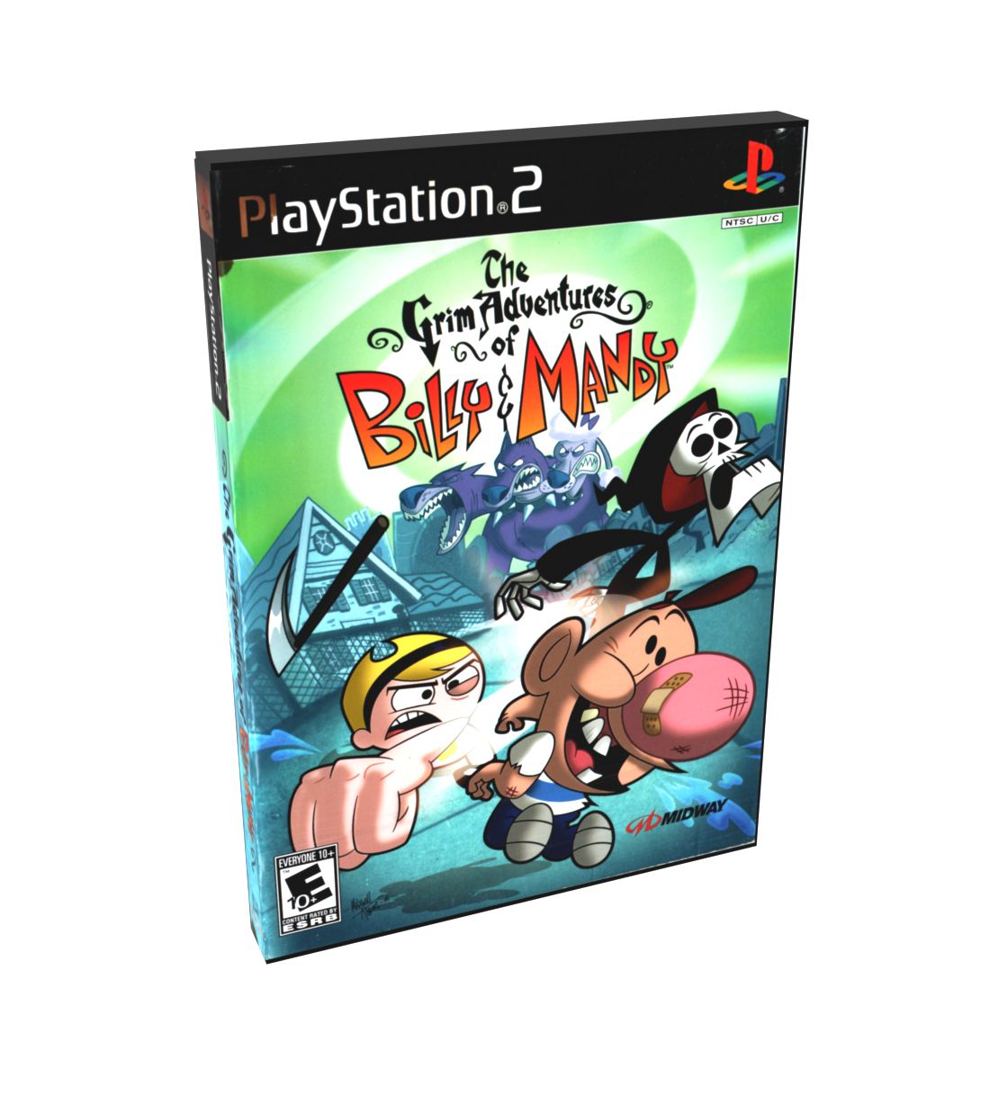 Grim Adventures of Billy and Mandy, The | NTSC | Playstation 2 | PS2 | En | Reproduction Case and Booklet - NO GAME