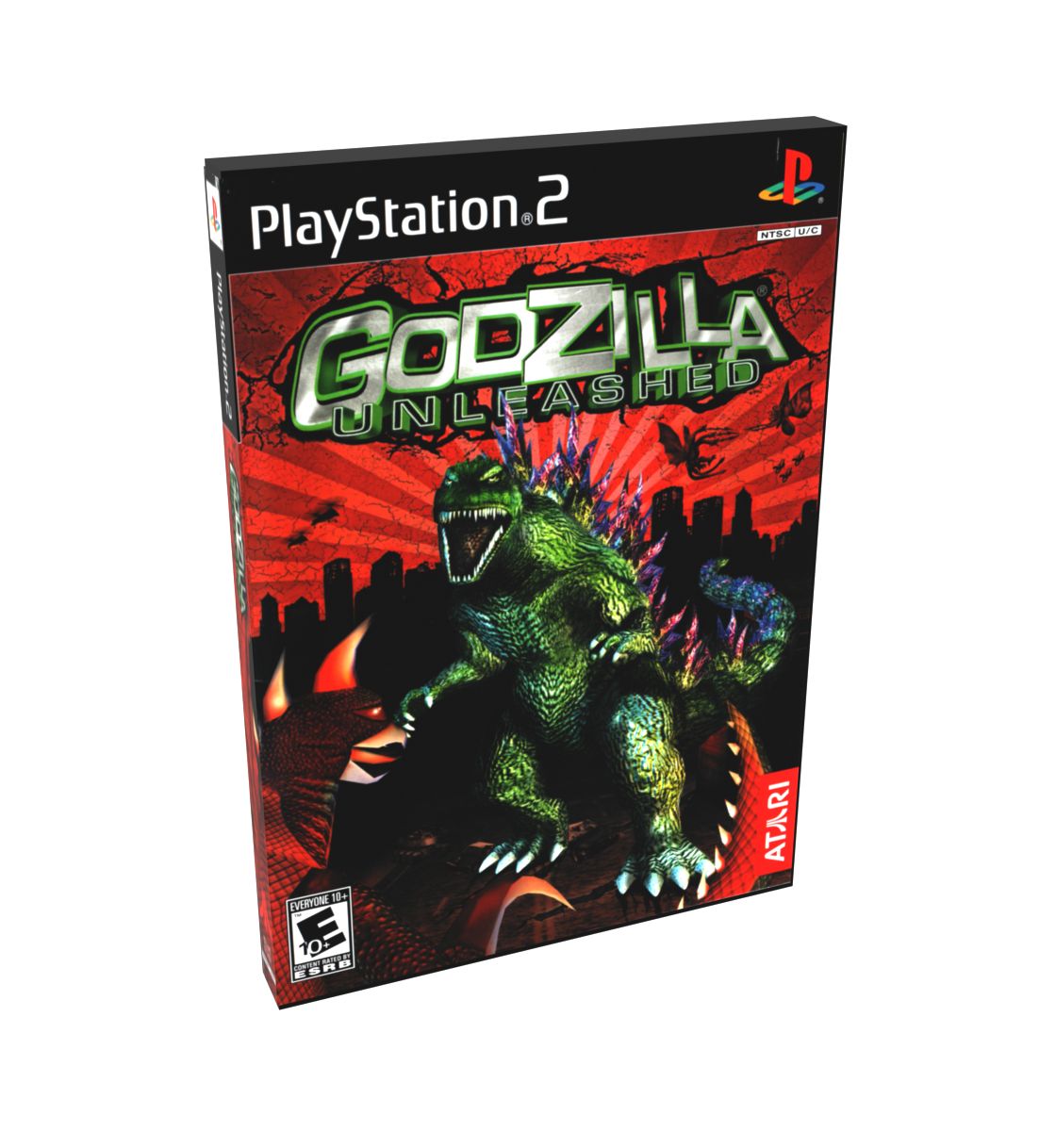 Godzilla Unleashed | NTSC | Playstation 2 | PS2 | En | Reproduction Case and Booklet - NO GAME