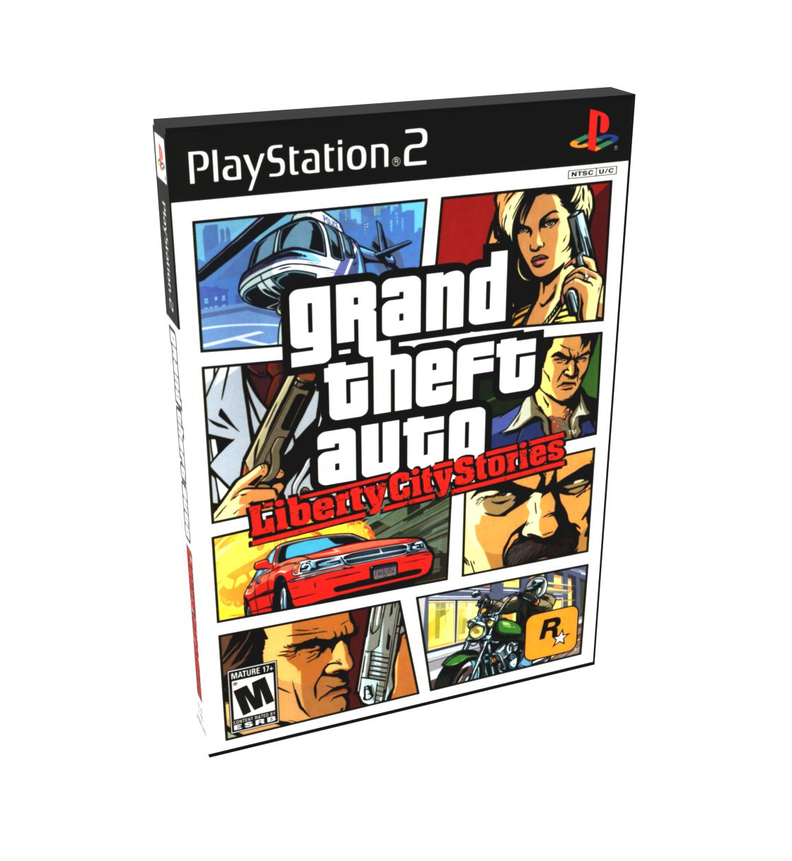 Grand Theft Auto Liberty City Stories | NTSC | Playstation 2 | PS2 | En | Reproduction Case and Booklet - NO GAME