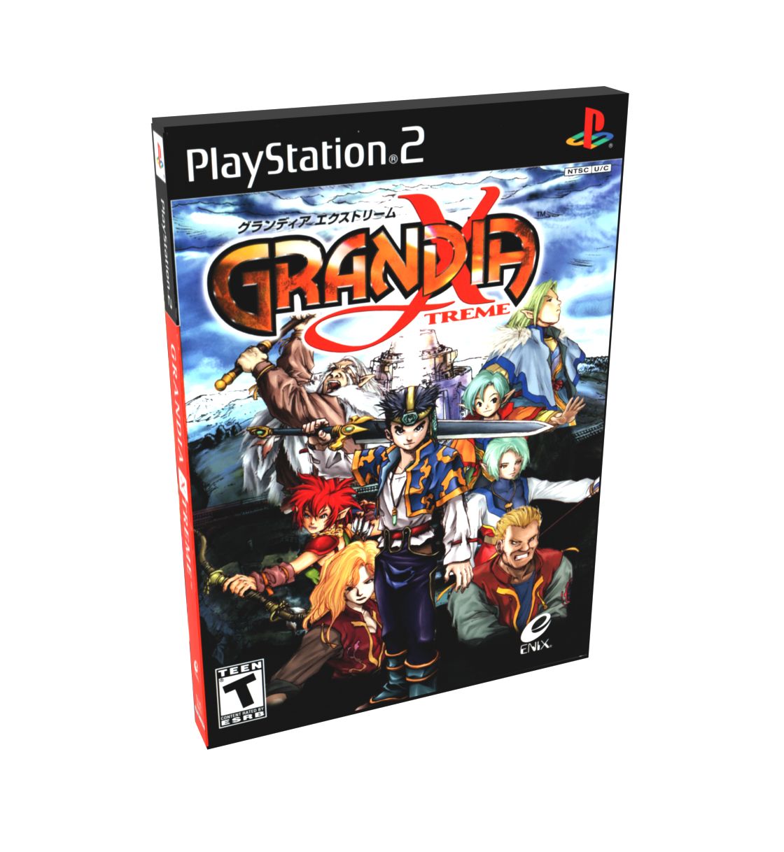 Grandia Xtreme | NTSC | Playstation 2 | PS2 | En | Reproduction Case and Booklet - NO GAME